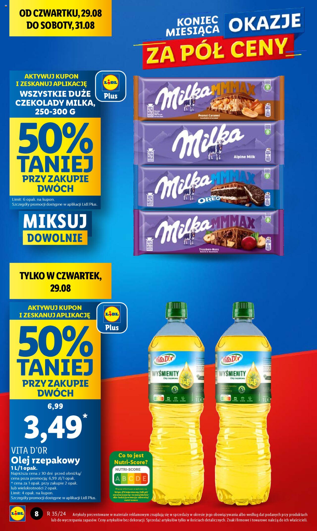 LIDL gazetka ważna od 29.08.2024 do 31.08.2024 strona 8