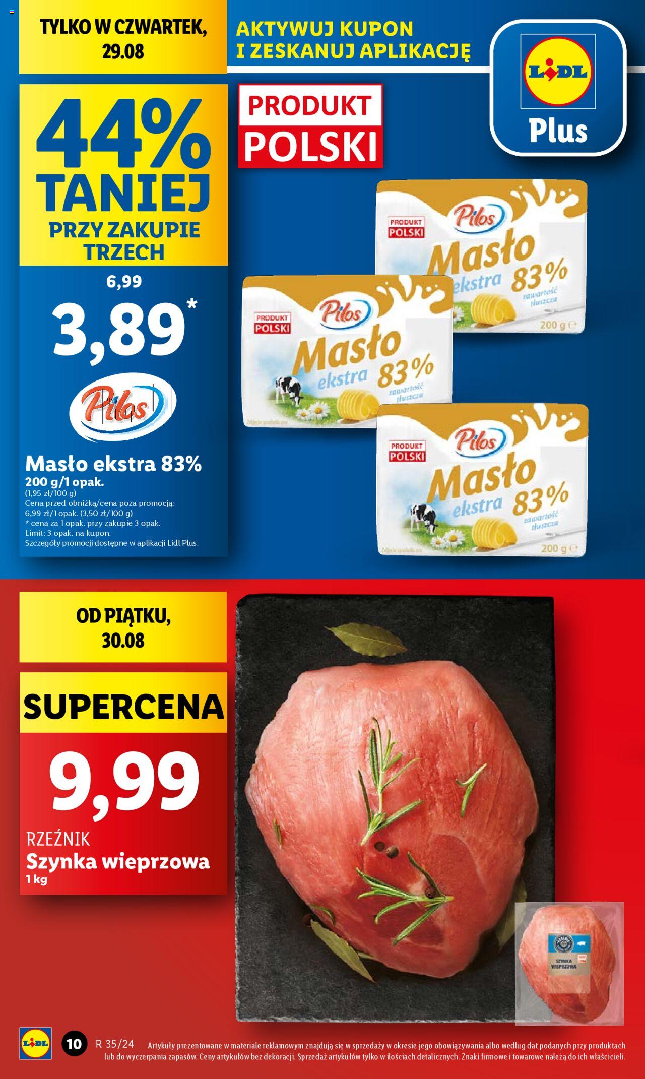 LIDL gazetka ważna od 29.08.2024 do 31.08.2024 strona 10