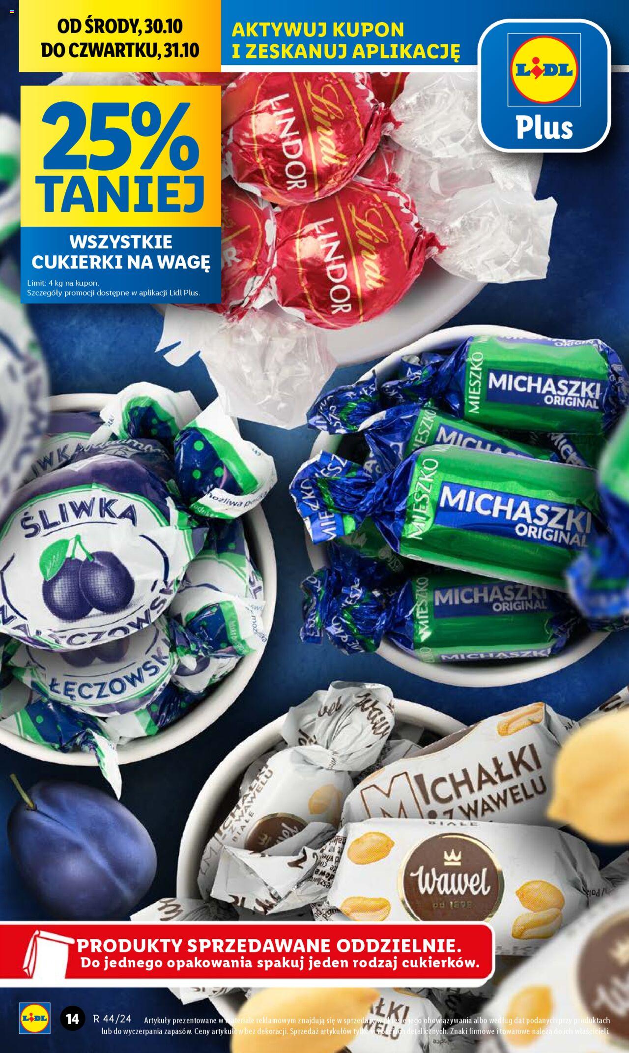 LIDL gazetka ważna od 30.10.2024 do 02.11.2024 strona 14