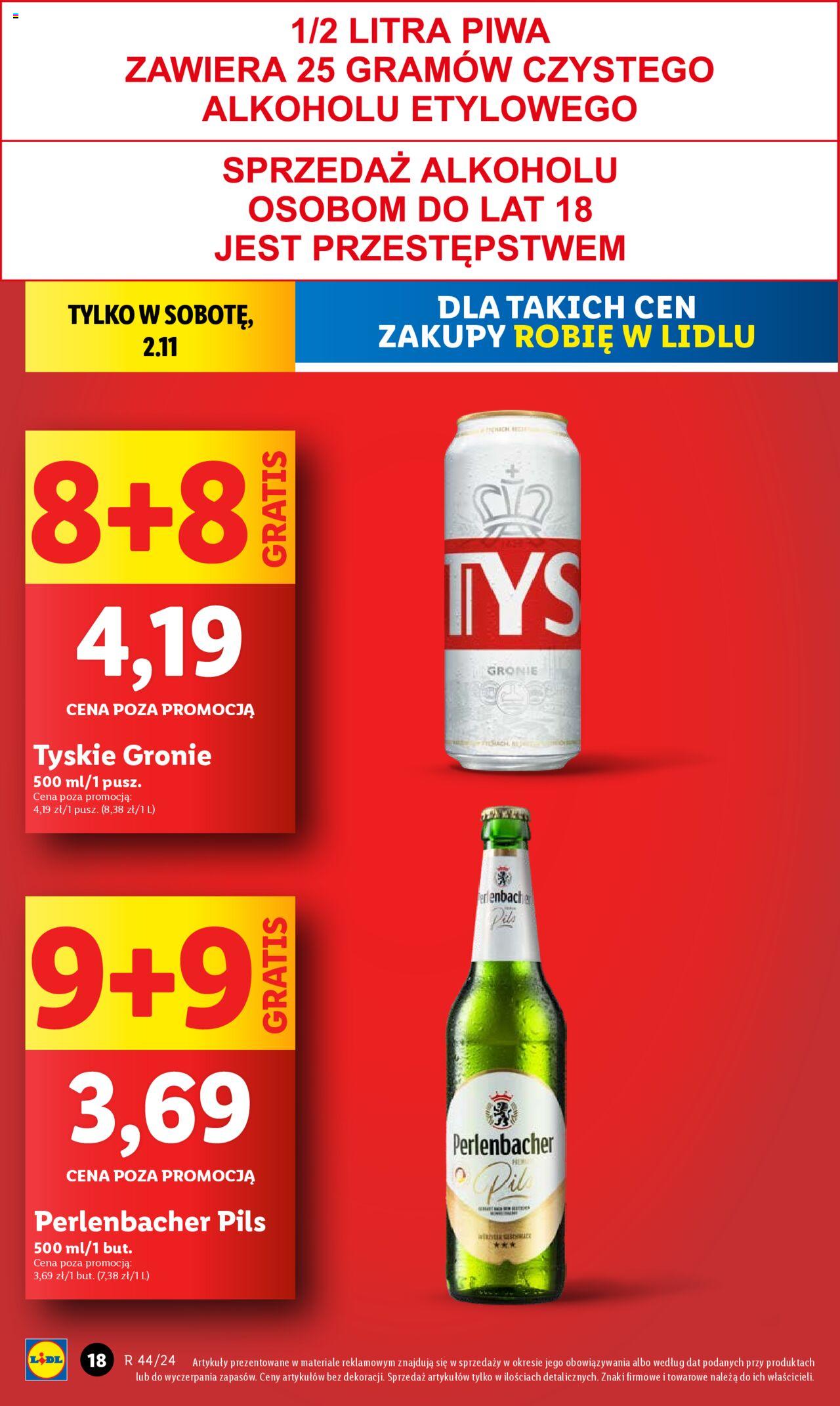 LIDL gazetka ważna od 30.10.2024 do 02.11.2024 strona 18
