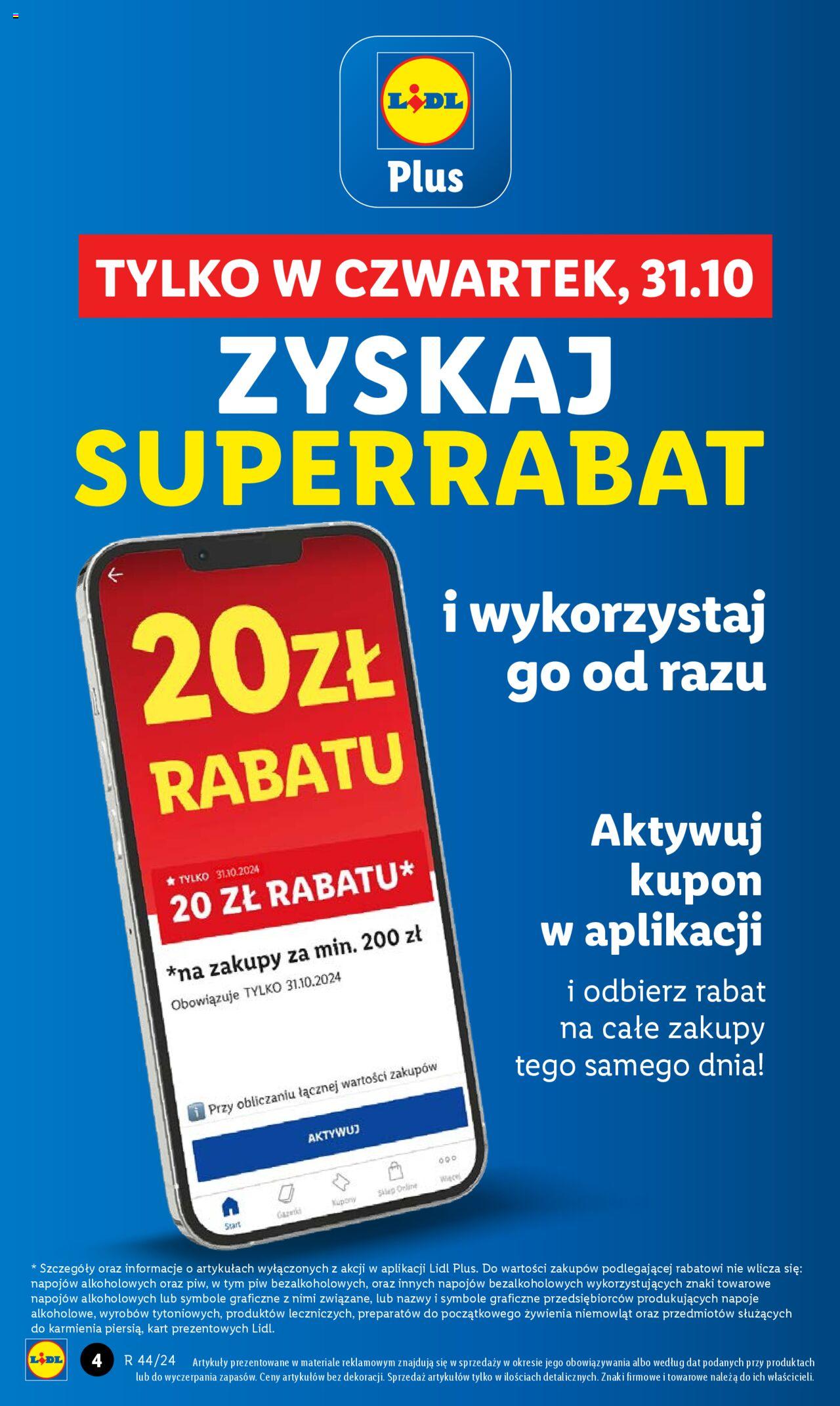 LIDL gazetka ważna od 30.10.2024 do 02.11.2024 strona 4