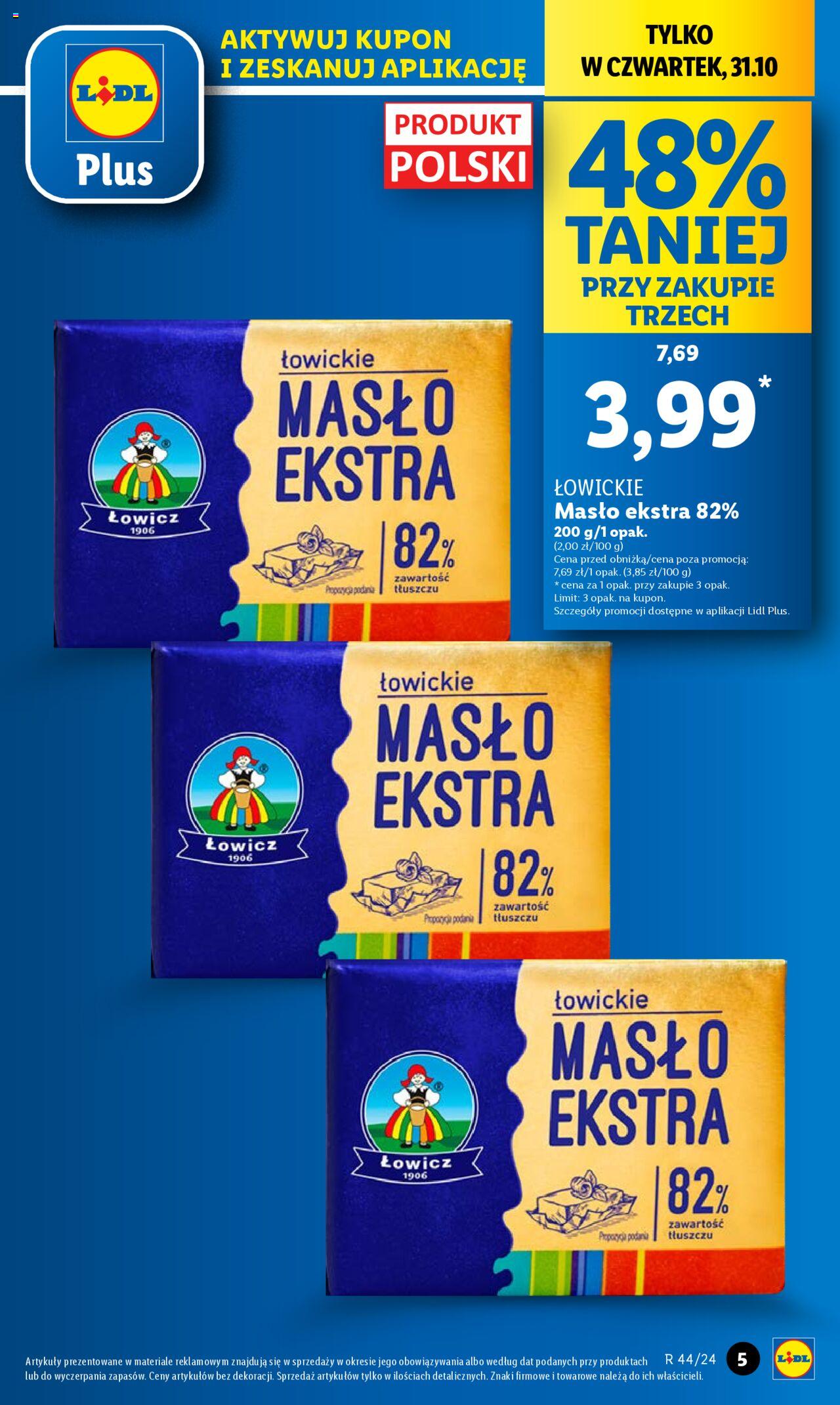 LIDL gazetka ważna od 30.10.2024 do 02.11.2024 strona 5