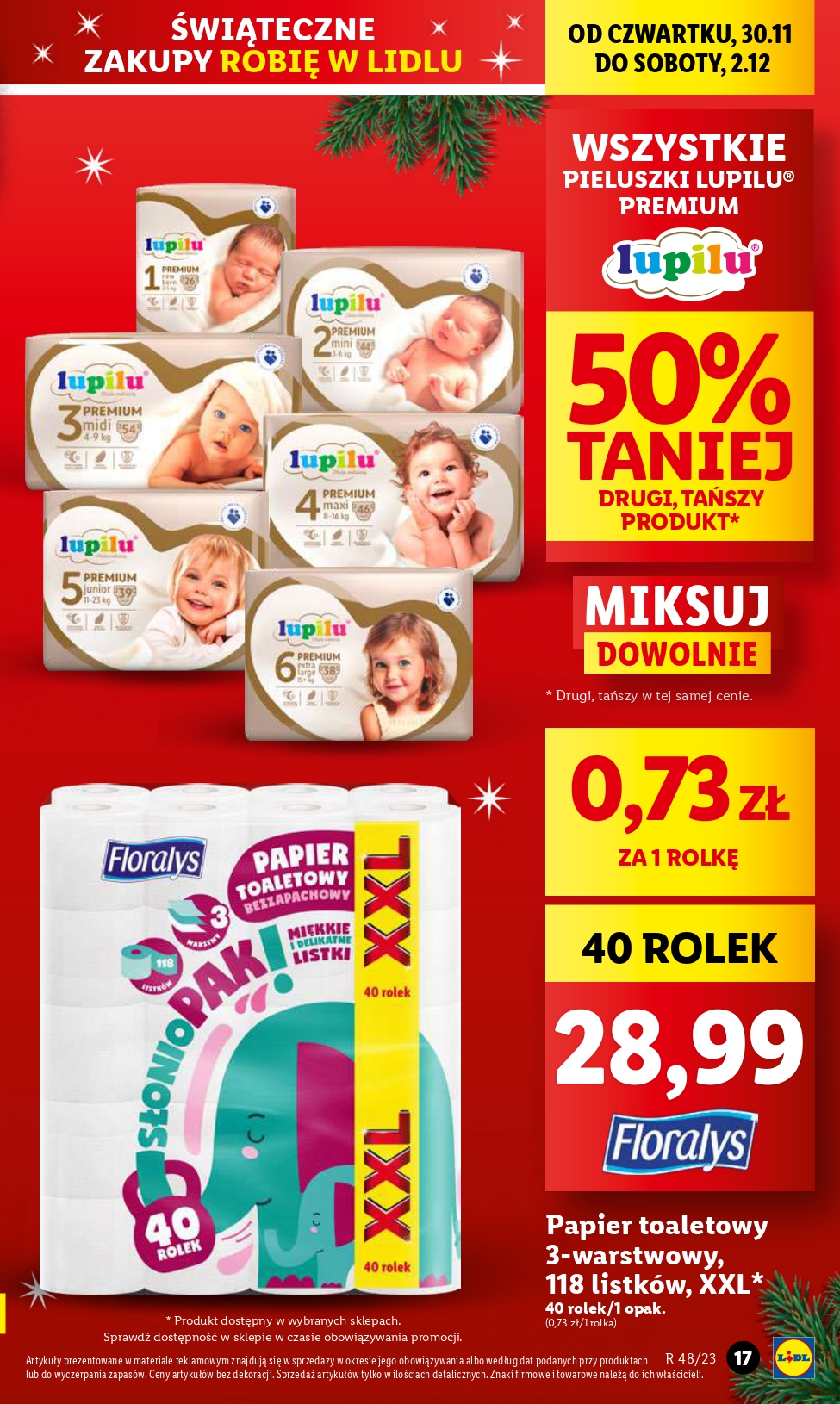 Lidl gazetka ważna od 30.11.2023 do 02.12.2023 strona 17