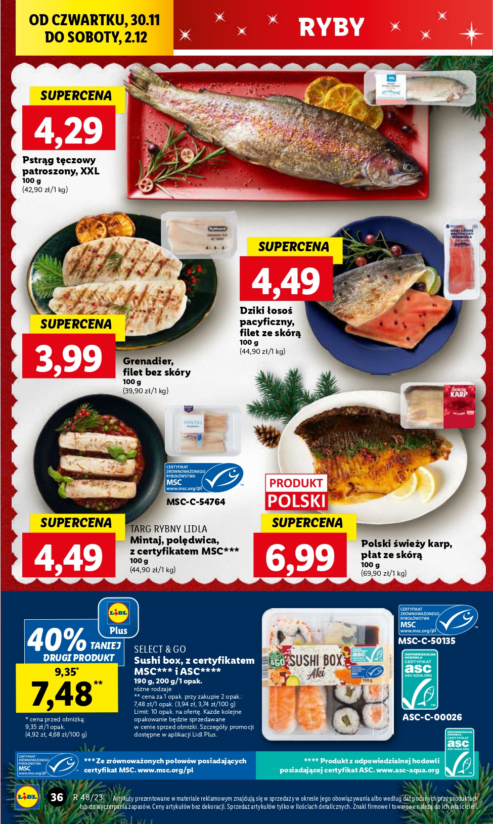 Lidl gazetka ważna od 30.11.2023 do 02.12.2023 strona 38
