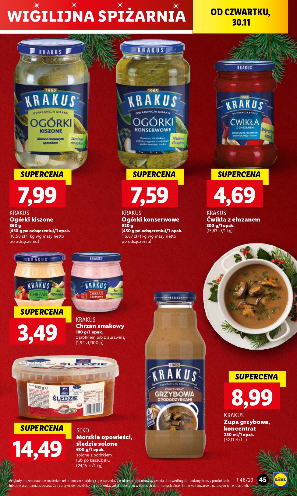 Lidl gazetka ważna od 30.11.2023 do 02.12.2023 strona 47