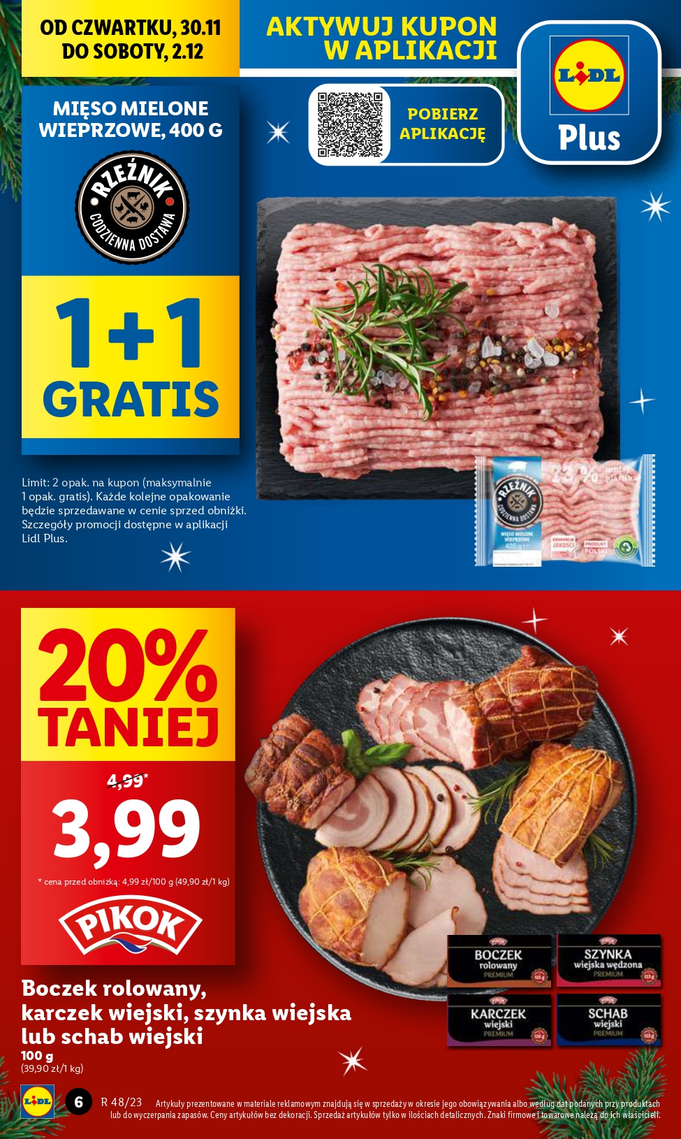 Lidl gazetka ważna od 30.11.2023 do 02.12.2023 strona 6