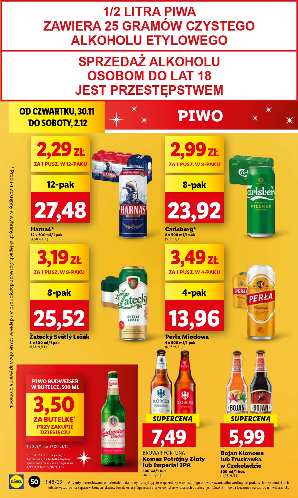 Lidl gazetka ważna od 30.11.2023 do 02.12.2023 strona 52