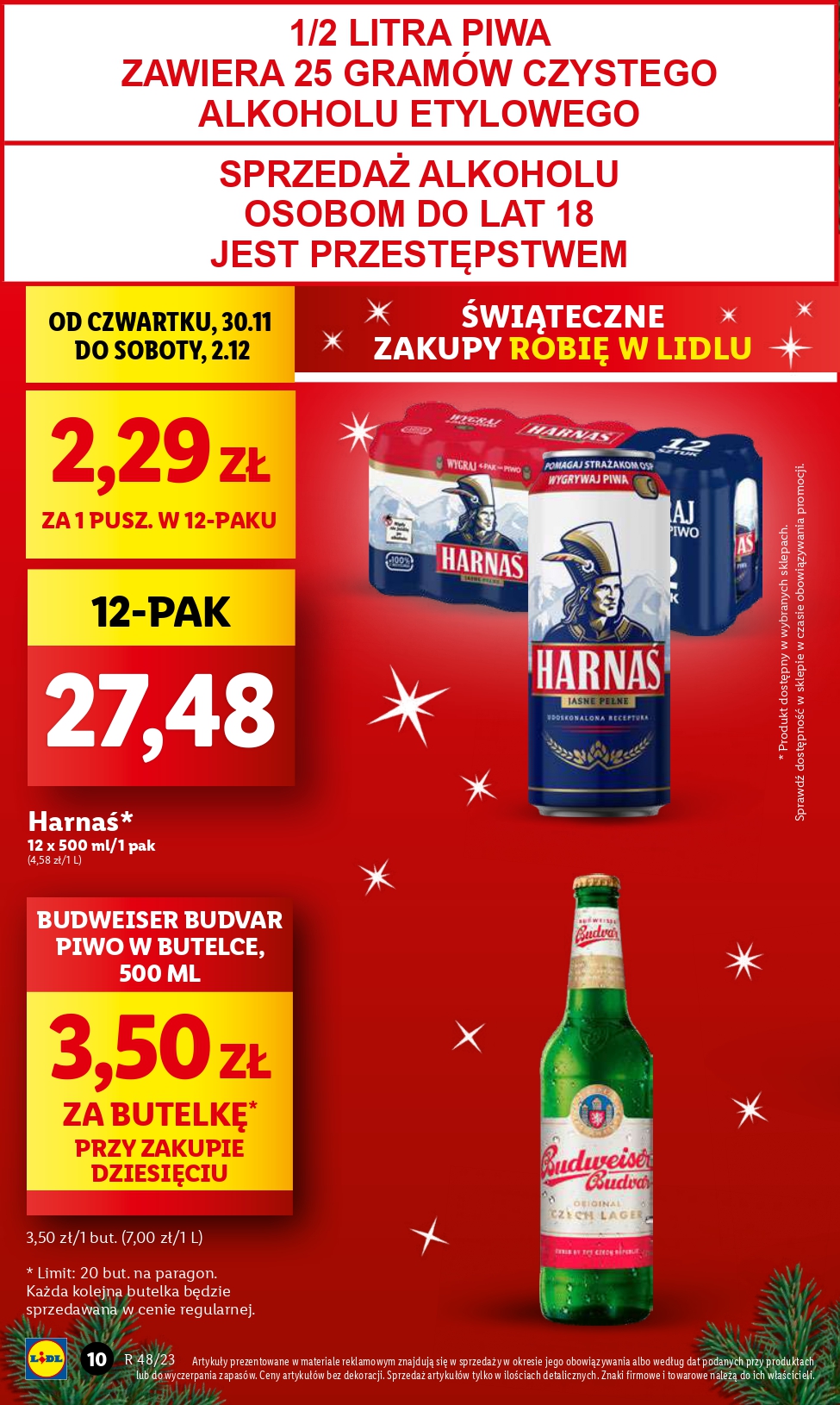 Lidl gazetka ważna od 30.11.2023 do 02.12.2023 strona 10