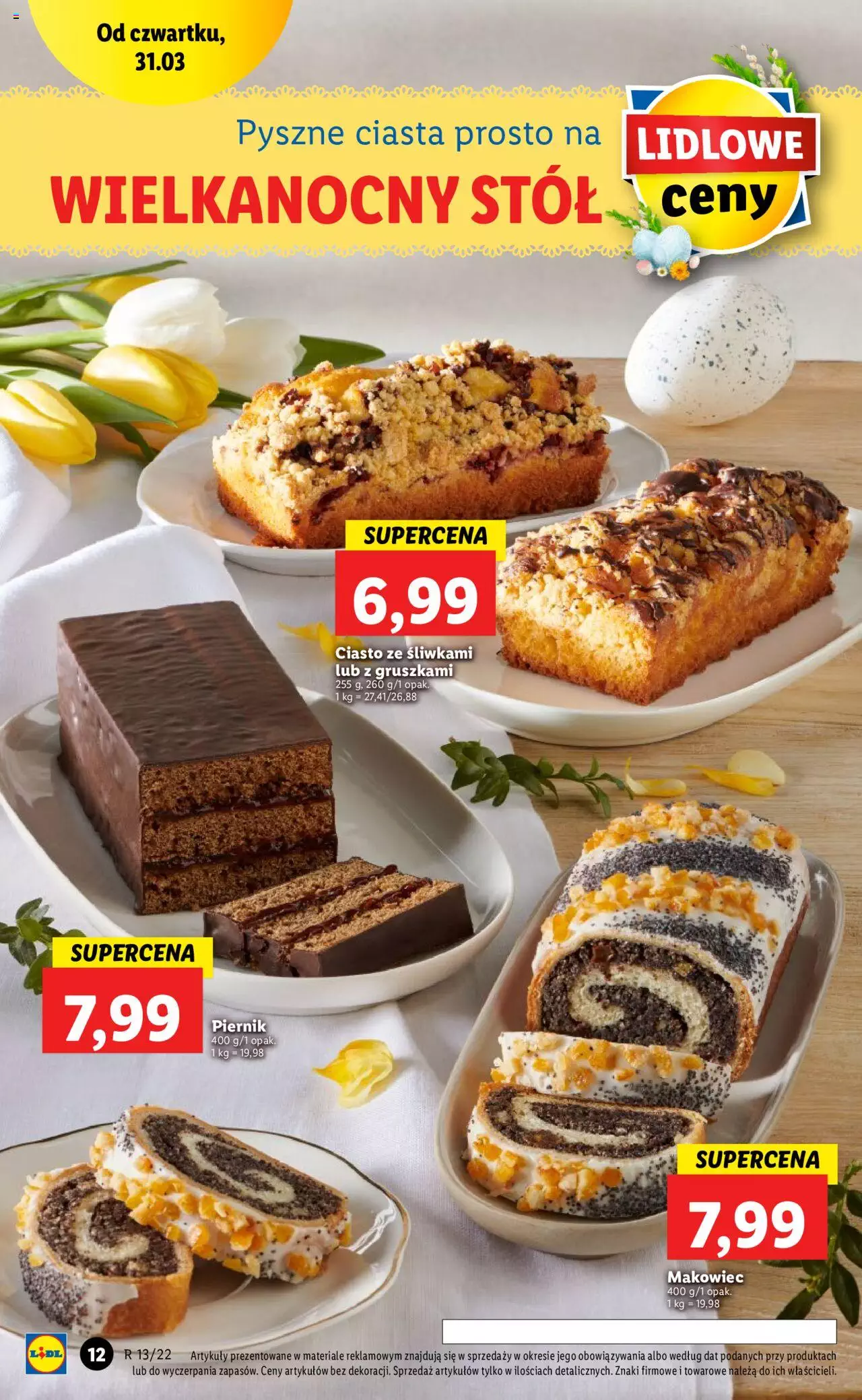 Lidl gazetka ważna od 31.03.2022 do 03.04.2022 strona 12