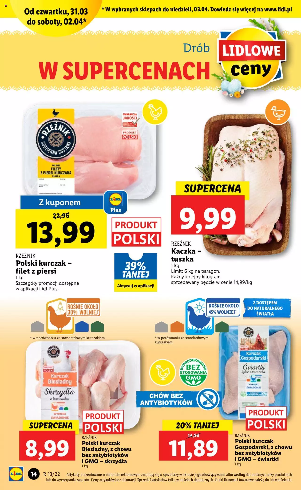 Lidl gazetka ważna od 31.03.2022 do 03.04.2022 strona 14