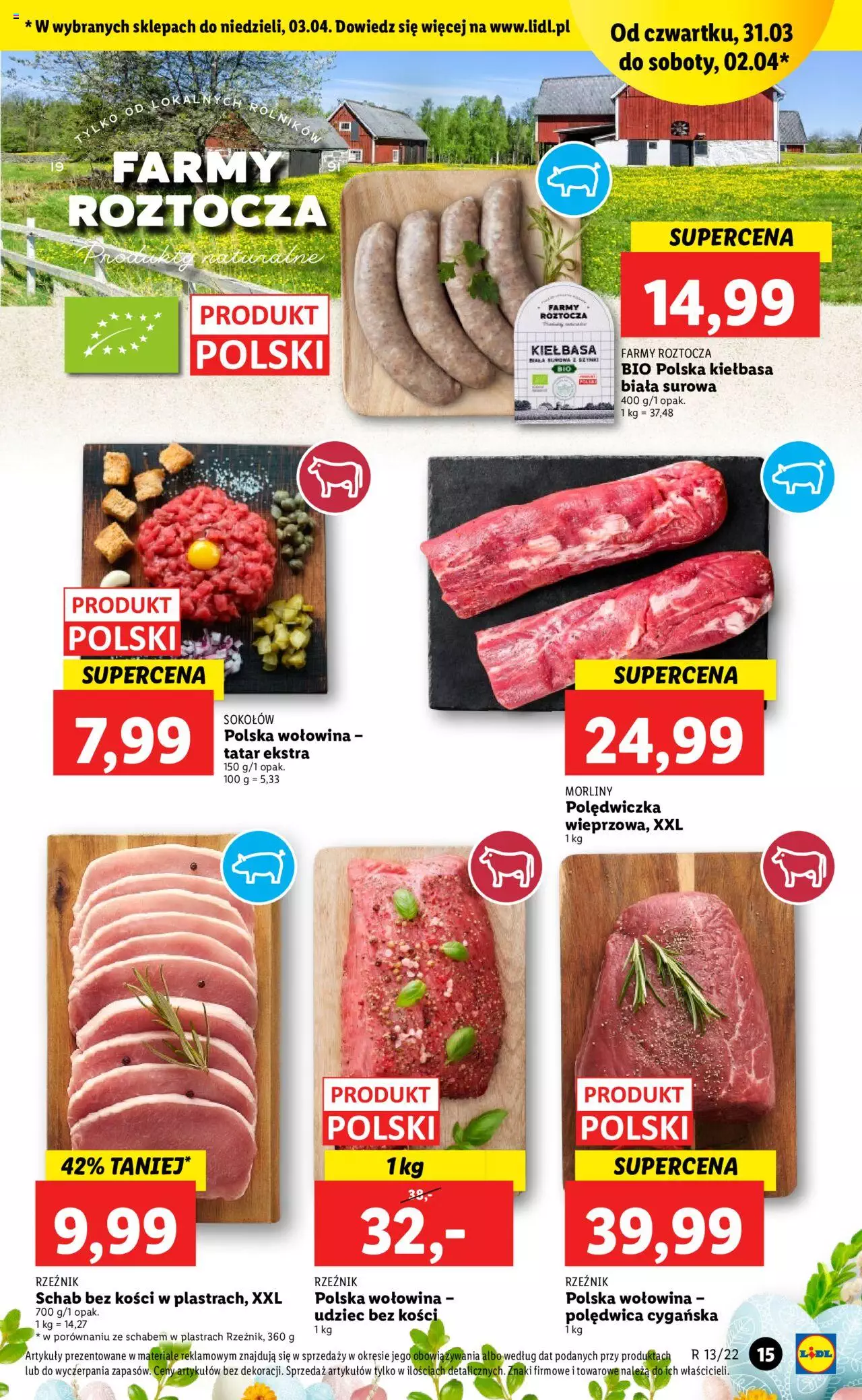 Lidl gazetka ważna od 31.03.2022 do 03.04.2022 strona 15