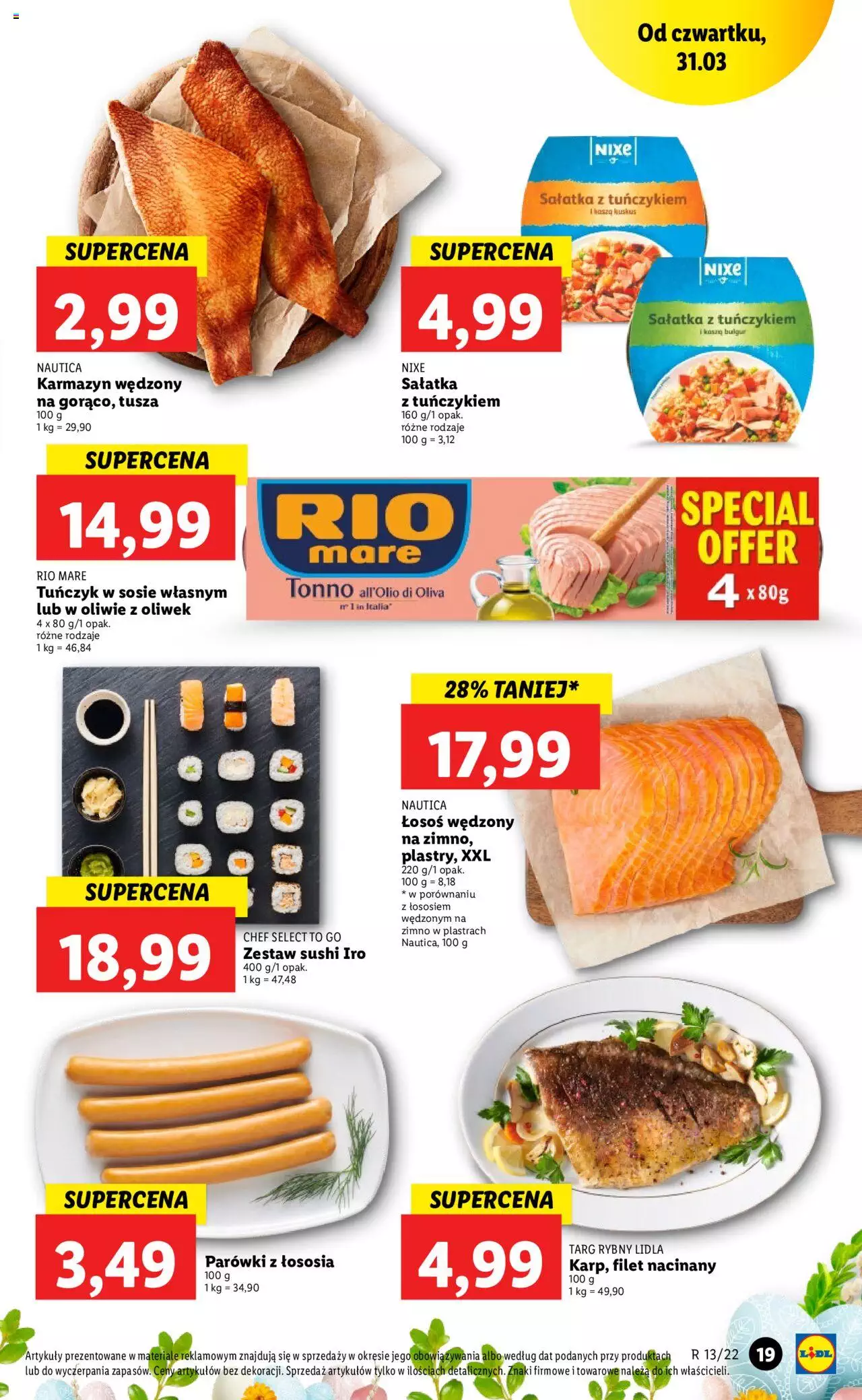 Lidl gazetka ważna od 31.03.2022 do 03.04.2022 strona 19