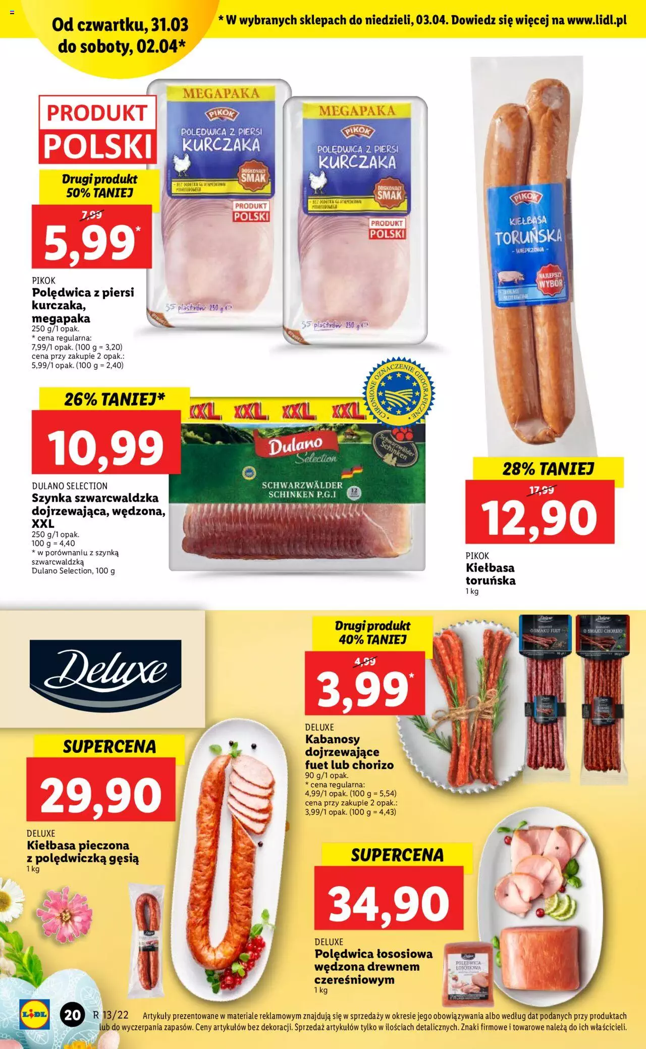 Lidl gazetka ważna od 31.03.2022 do 03.04.2022 strona 20