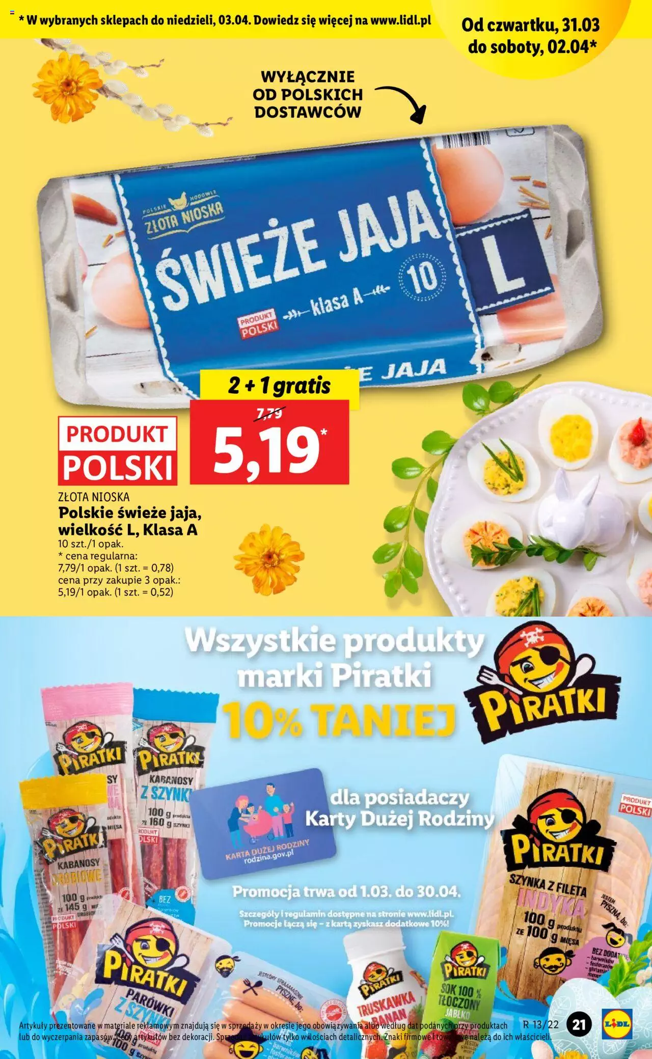 Lidl gazetka ważna od 31.03.2022 do 03.04.2022 strona 21