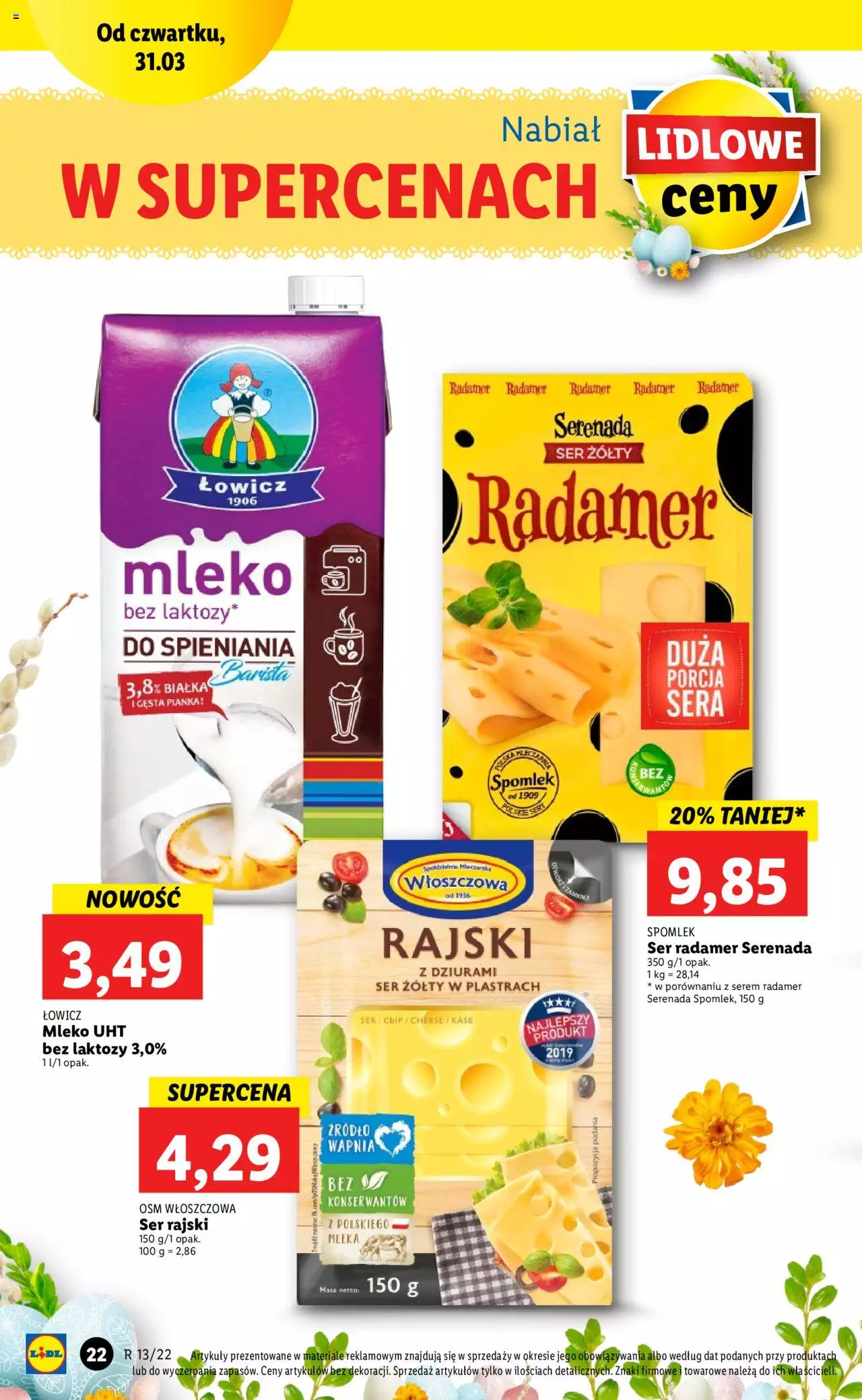 Lidl gazetka ważna od 31.03.2022 do 03.04.2022 strona 22