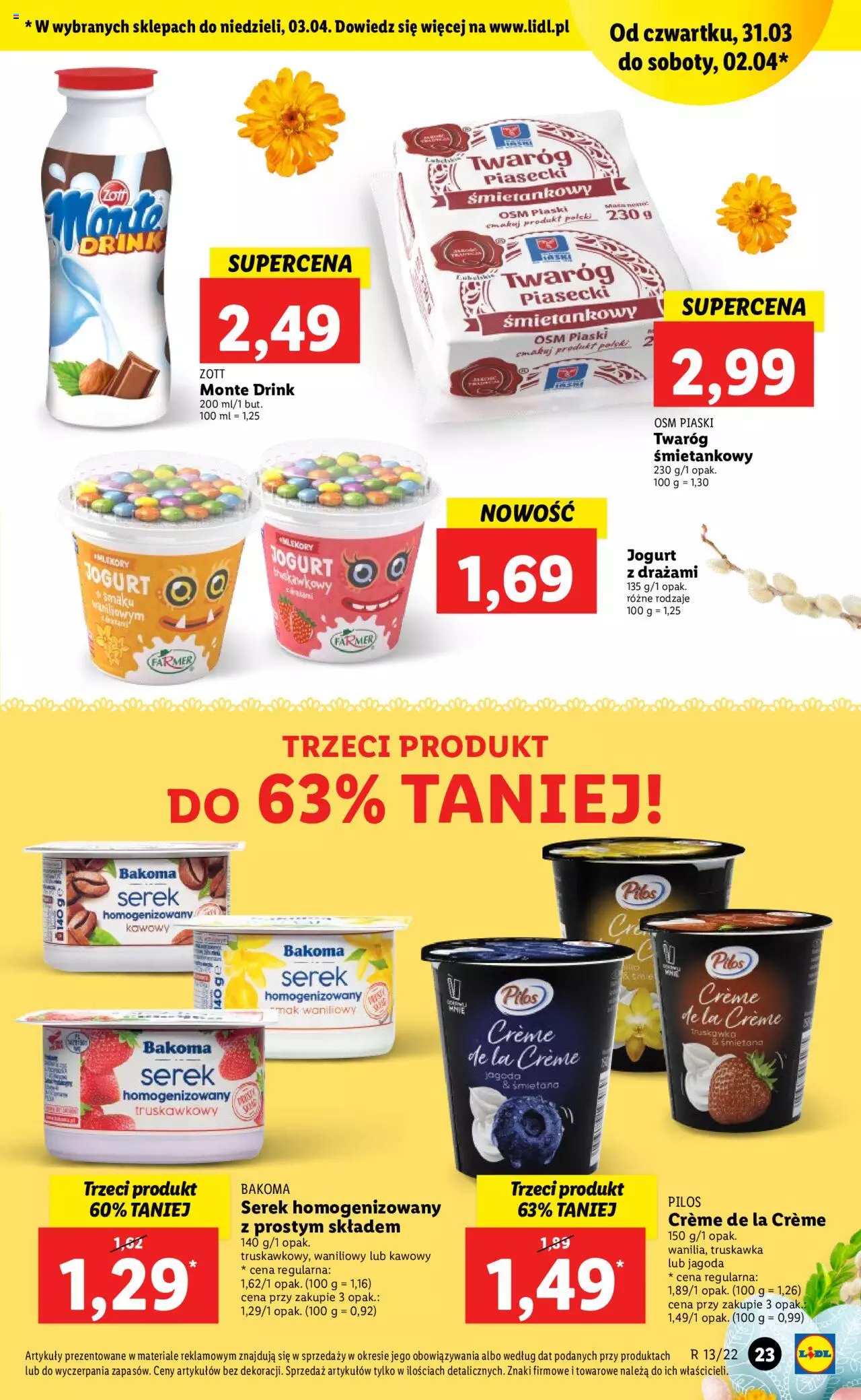 Lidl gazetka ważna od 31.03.2022 do 03.04.2022 strona 23