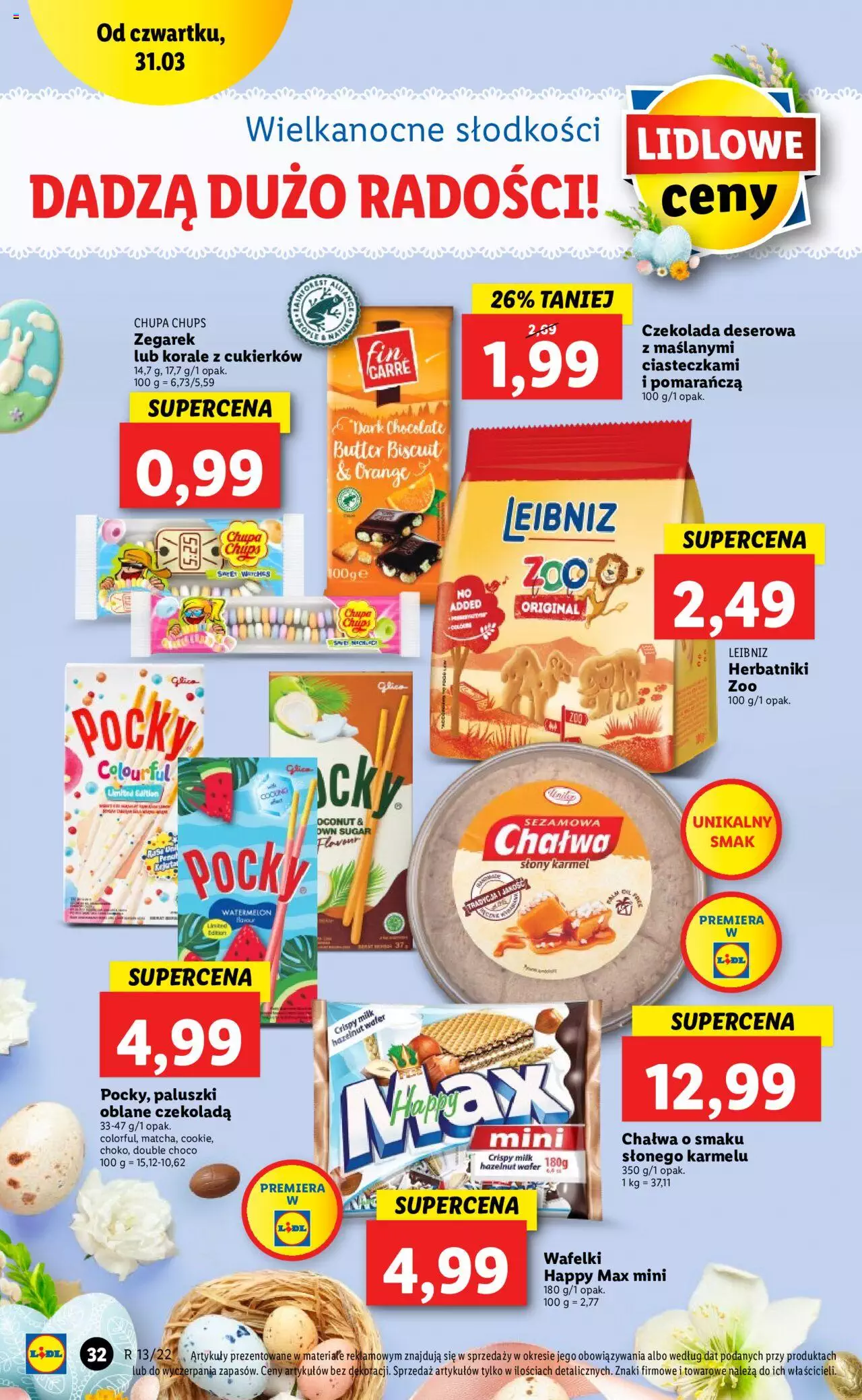 Lidl gazetka ważna od 31.03.2022 do 03.04.2022 strona 32