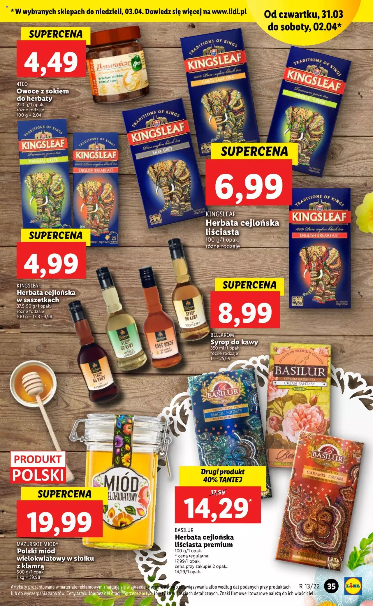 Lidl gazetka ważna od 31.03.2022 do 03.04.2022 strona 35