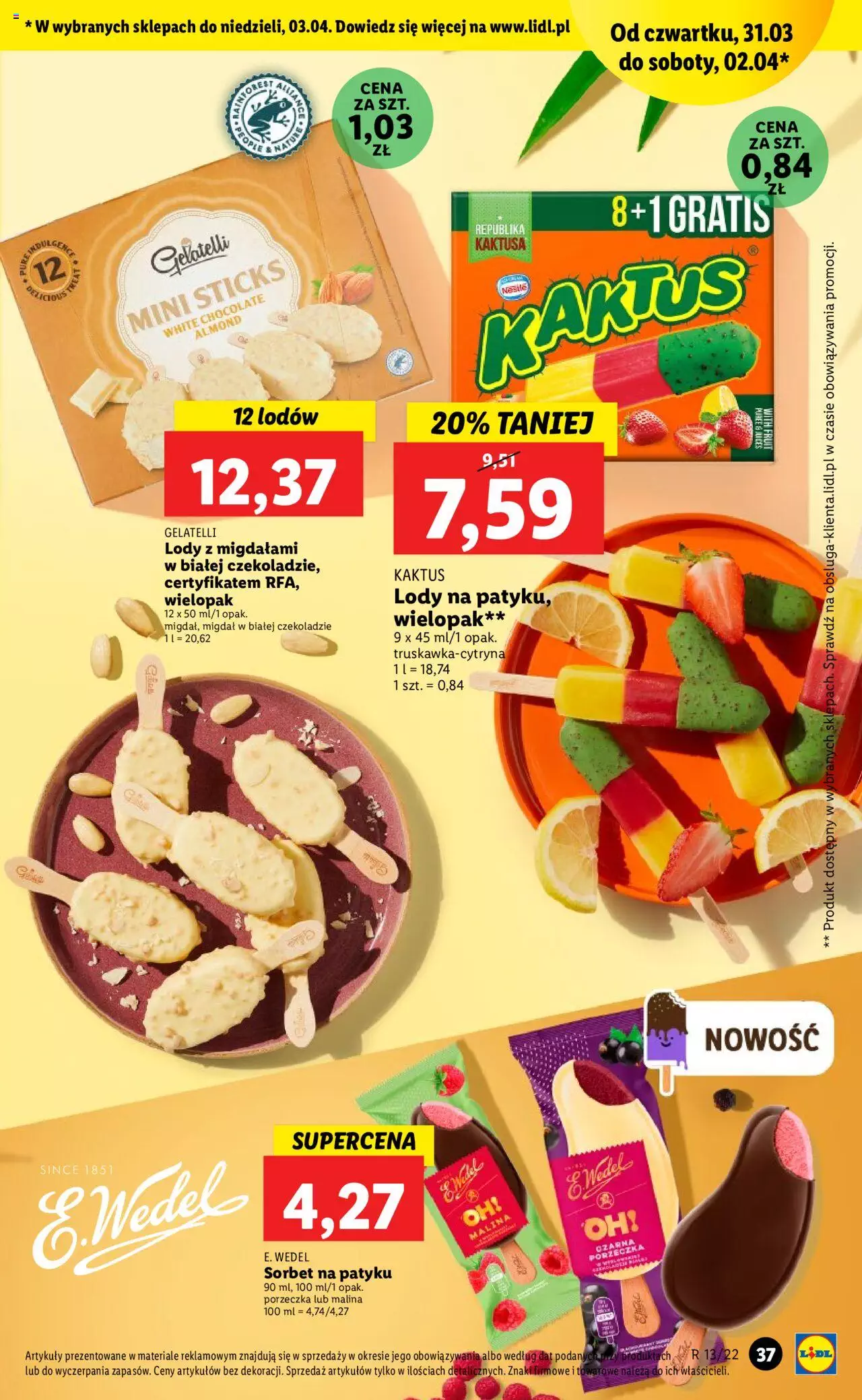 Lidl gazetka ważna od 31.03.2022 do 03.04.2022 strona 37