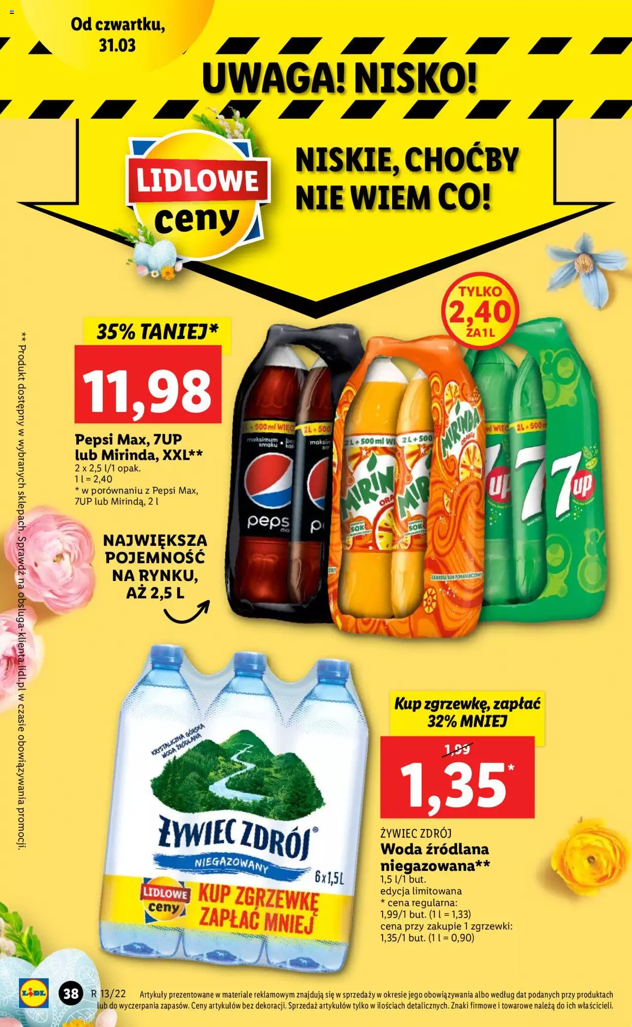Lidl gazetka ważna od 31.03.2022 do 03.04.2022 strona 38