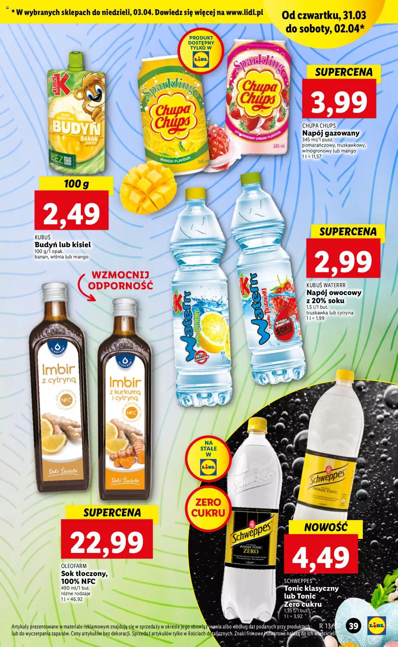 Lidl gazetka ważna od 31.03.2022 do 03.04.2022 strona 39
