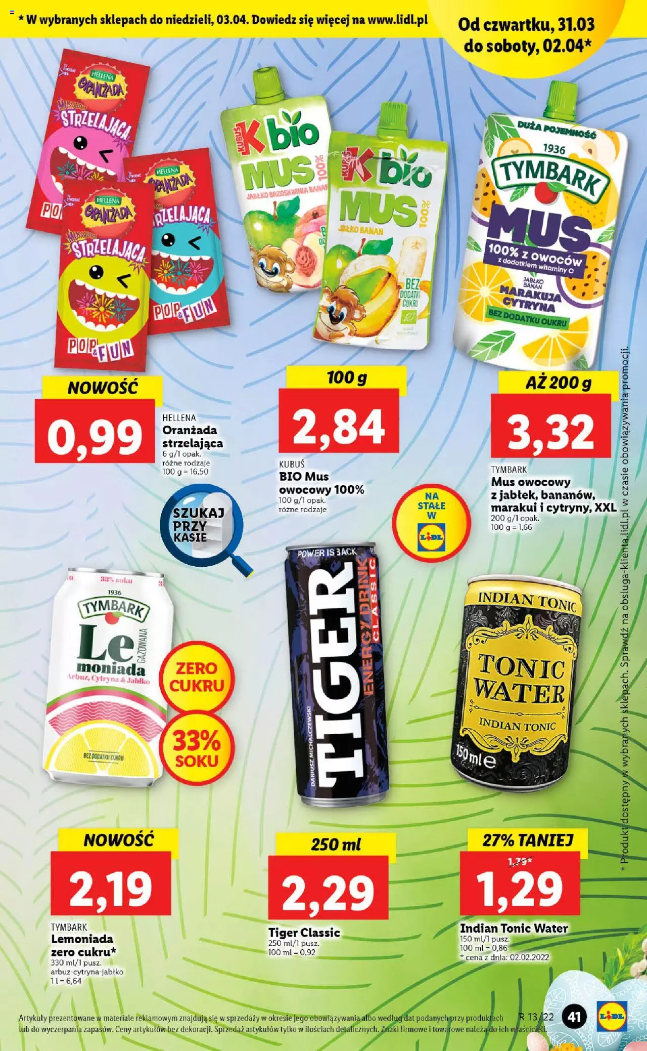 Lidl gazetka ważna od 31.03.2022 do 03.04.2022 strona 41
