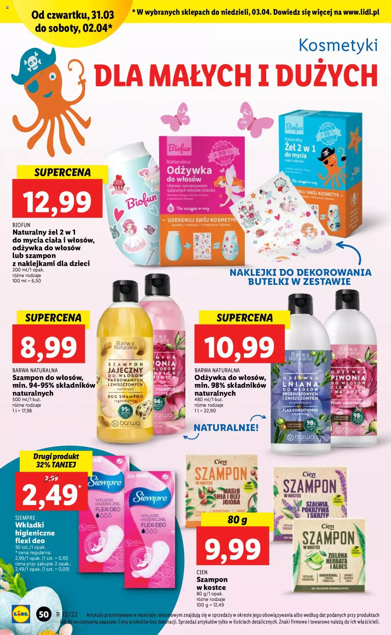 Lidl gazetka ważna od 31.03.2022 do 03.04.2022 strona 50