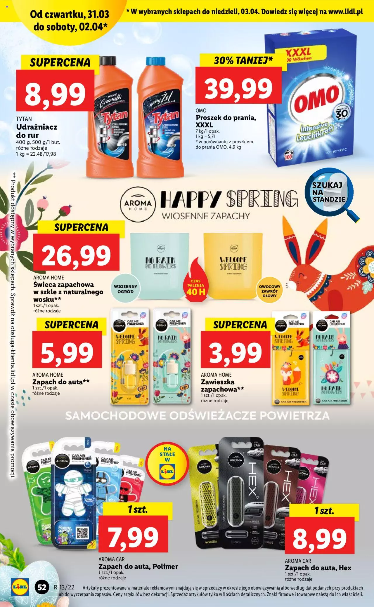 Lidl gazetka ważna od 31.03.2022 do 03.04.2022 strona 52