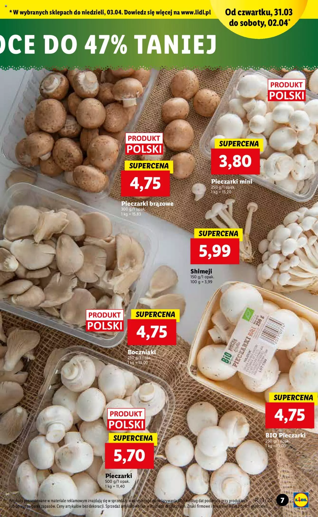 Lidl gazetka ważna od 31.03.2022 do 03.04.2022 strona 7