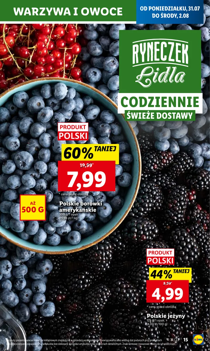 Lidl gazetka ważna od 31.07.2023 do 05.08.2023 strona 15