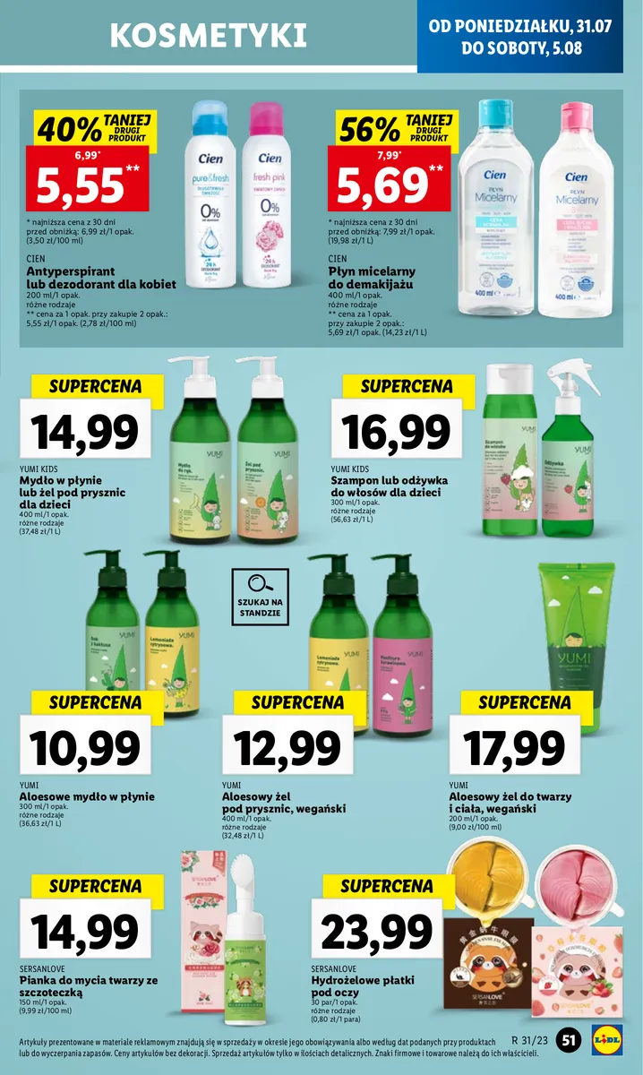 Lidl gazetka ważna od 31.07.2023 do 05.08.2023 strona 50