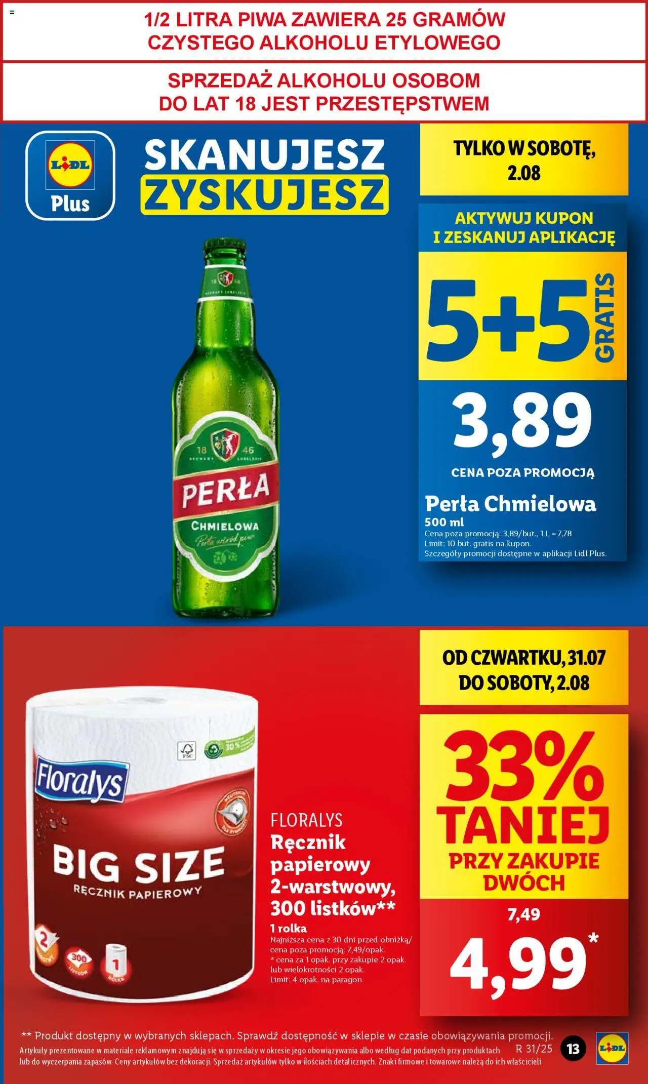 LIDL gazetka  ważna od 31.07.2025 do 02.08.2025 strona 13