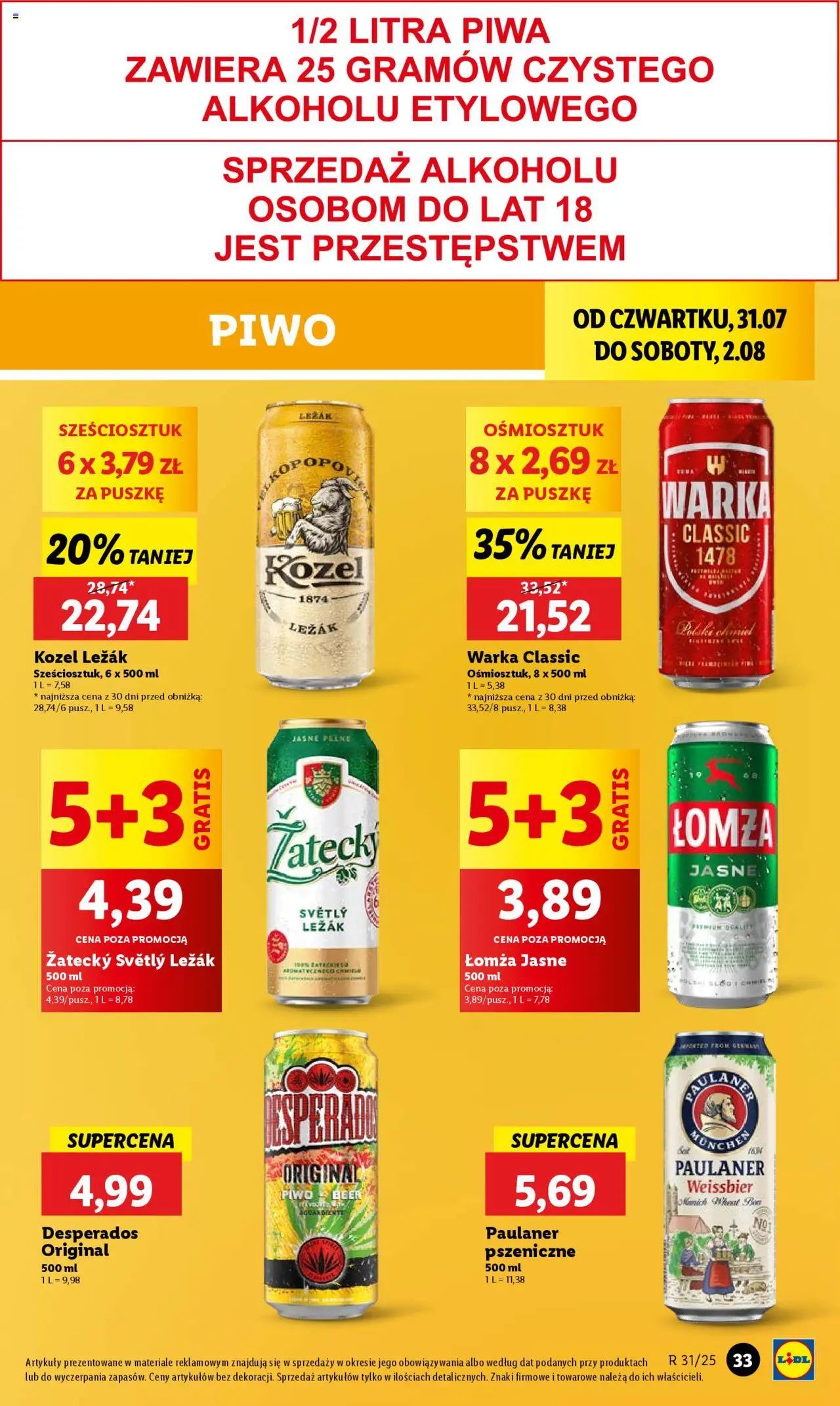 LIDL gazetka  ważna od 31.07.2025 do 02.08.2025 strona 47