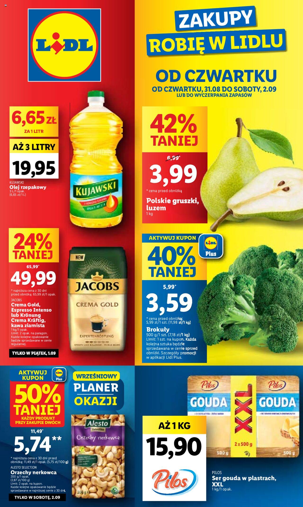 LIDL gazetka ważna od 31.08.2023 do 02.09.2023 strona 1