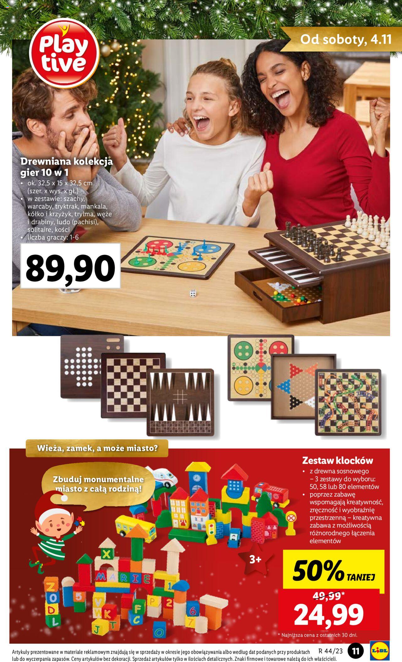 Lidl gazetka Zabawki ważna od 04.11.2023 do 24.12.2023 strona 11