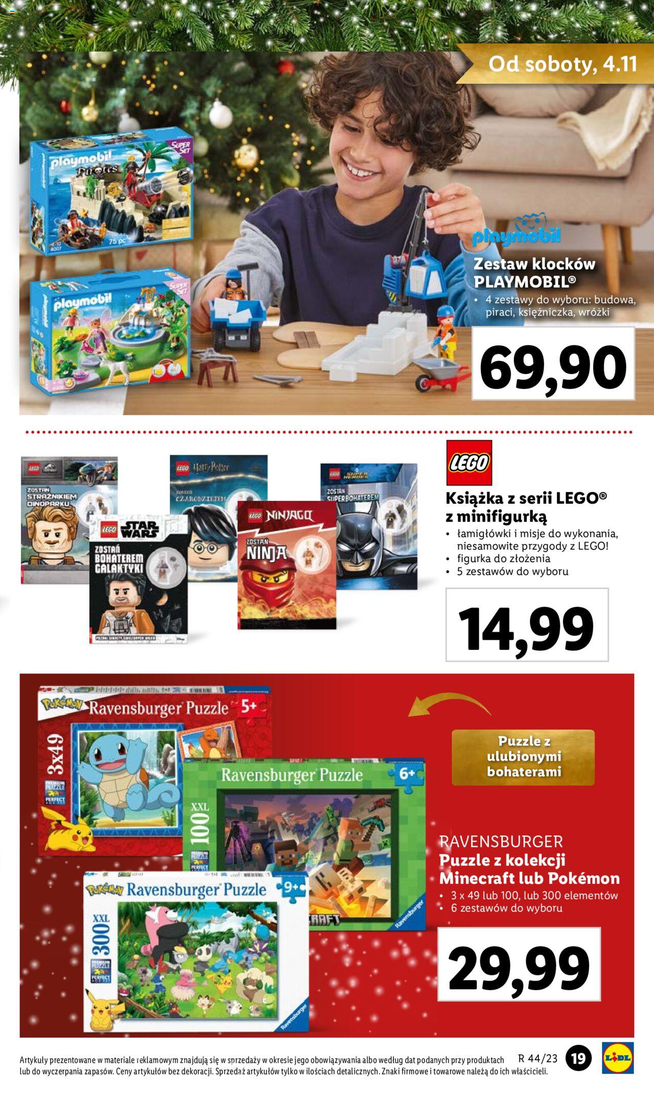 Lidl gazetka Zabawki ważna od 04.11.2023 do 24.12.2023 strona 19