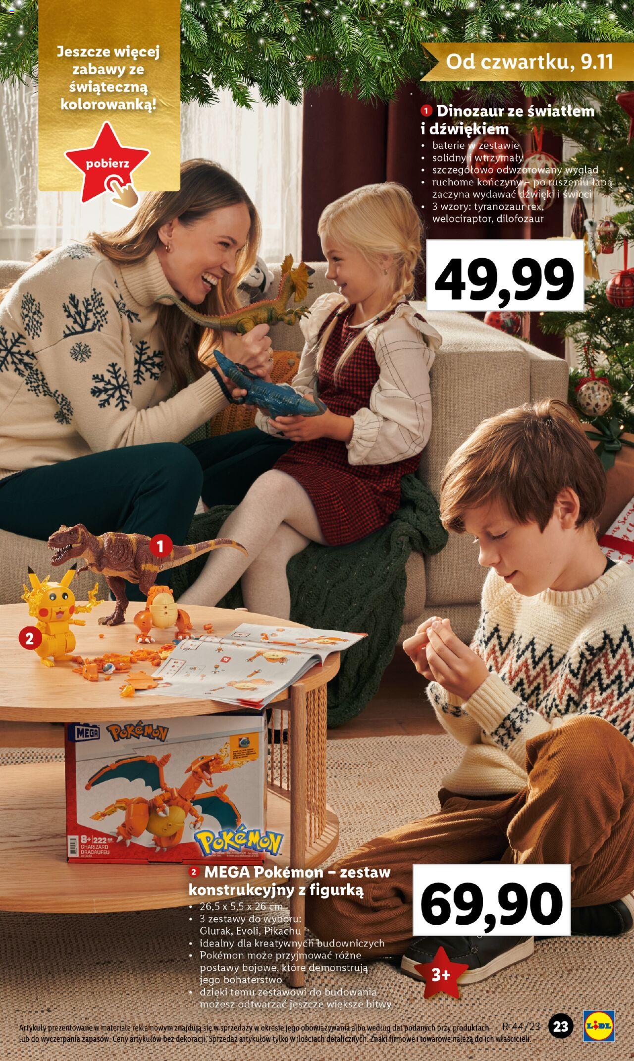 Lidl gazetka Zabawki ważna od 04.11.2023 do 24.12.2023 strona 23