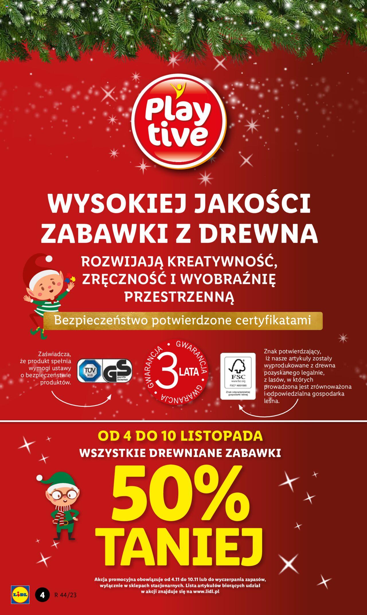 Lidl gazetka Zabawki ważna od 04.11.2023 do 24.12.2023 strona 4