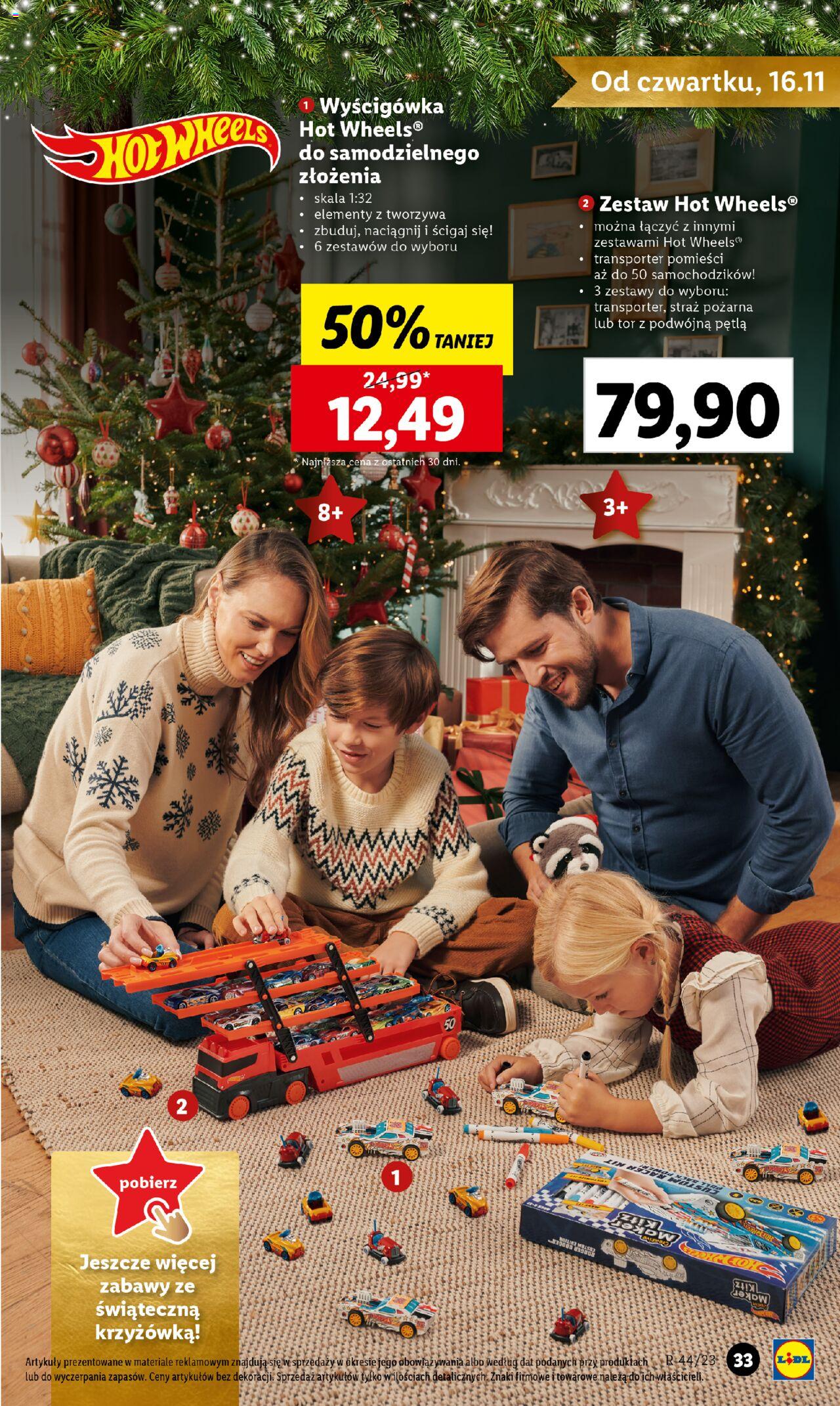 Lidl gazetka Zabawki ważna od 04.11.2023 do 24.12.2023 strona 33