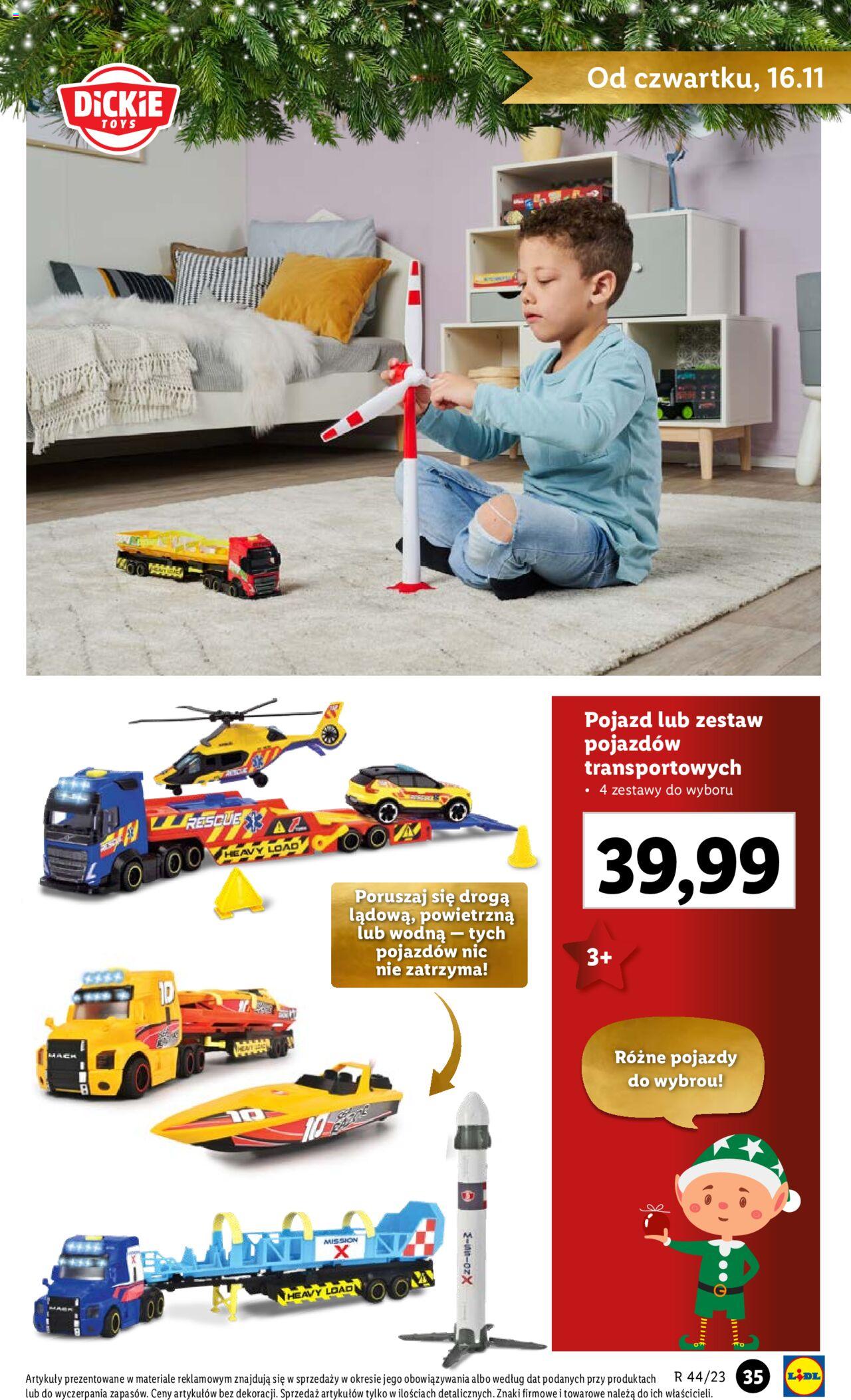 Lidl gazetka Zabawki ważna od 04.11.2023 do 24.12.2023 strona 35