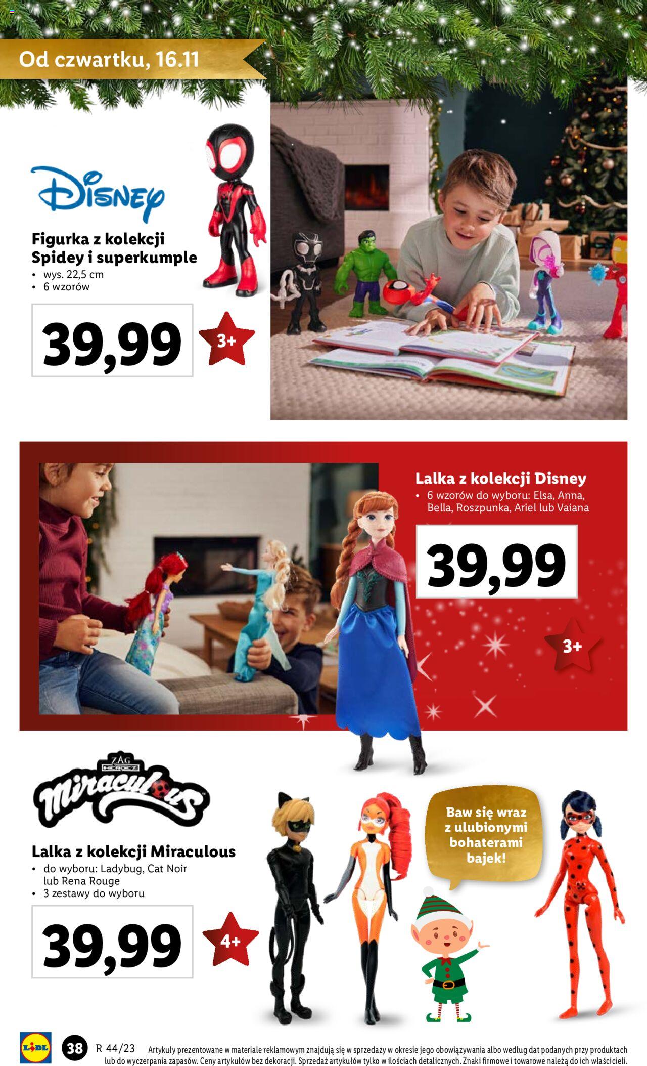 Lidl gazetka Zabawki ważna od 04.11.2023 do 24.12.2023 strona 38