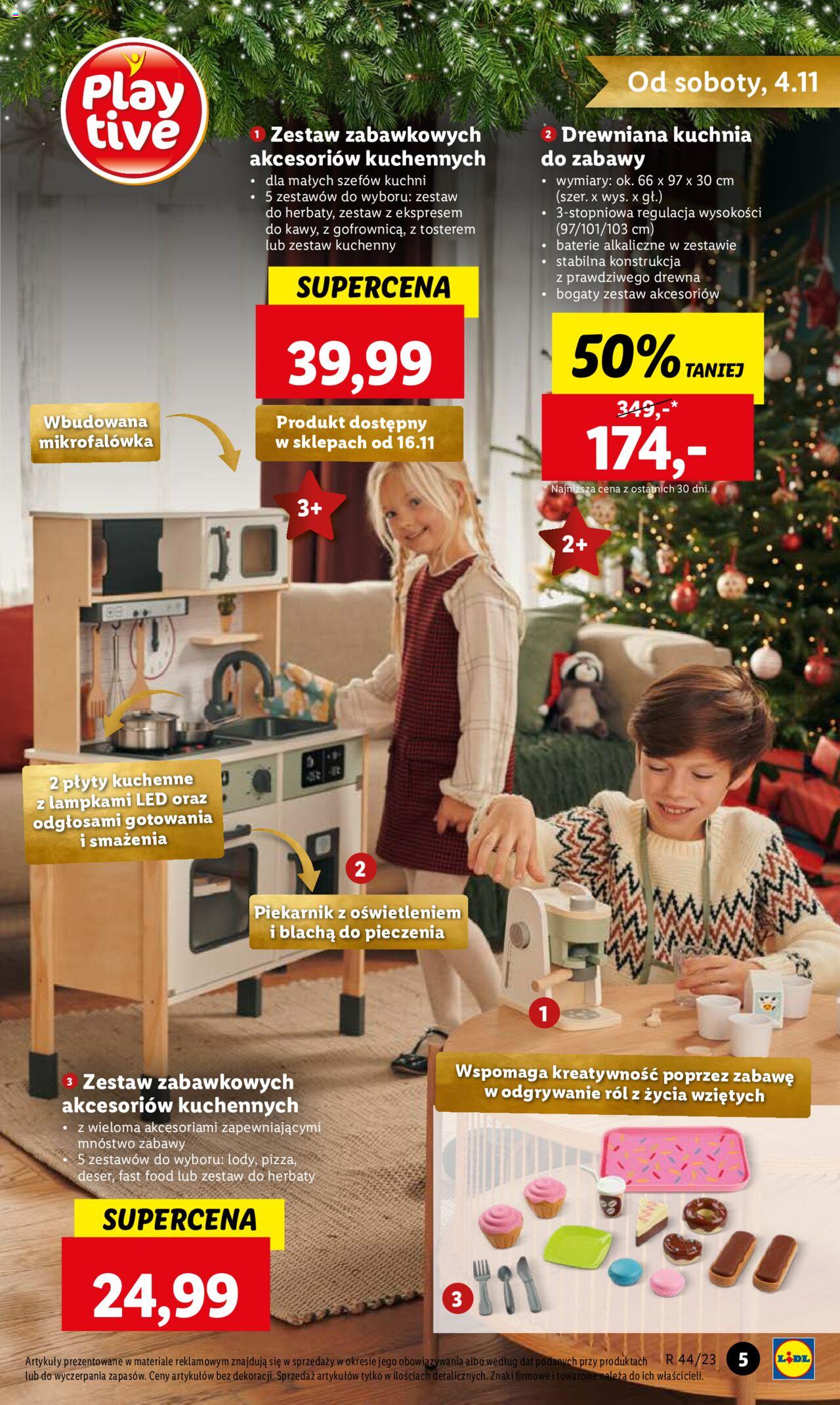Lidl gazetka Zabawki ważna od 04.11.2023 do 24.12.2023 strona 5