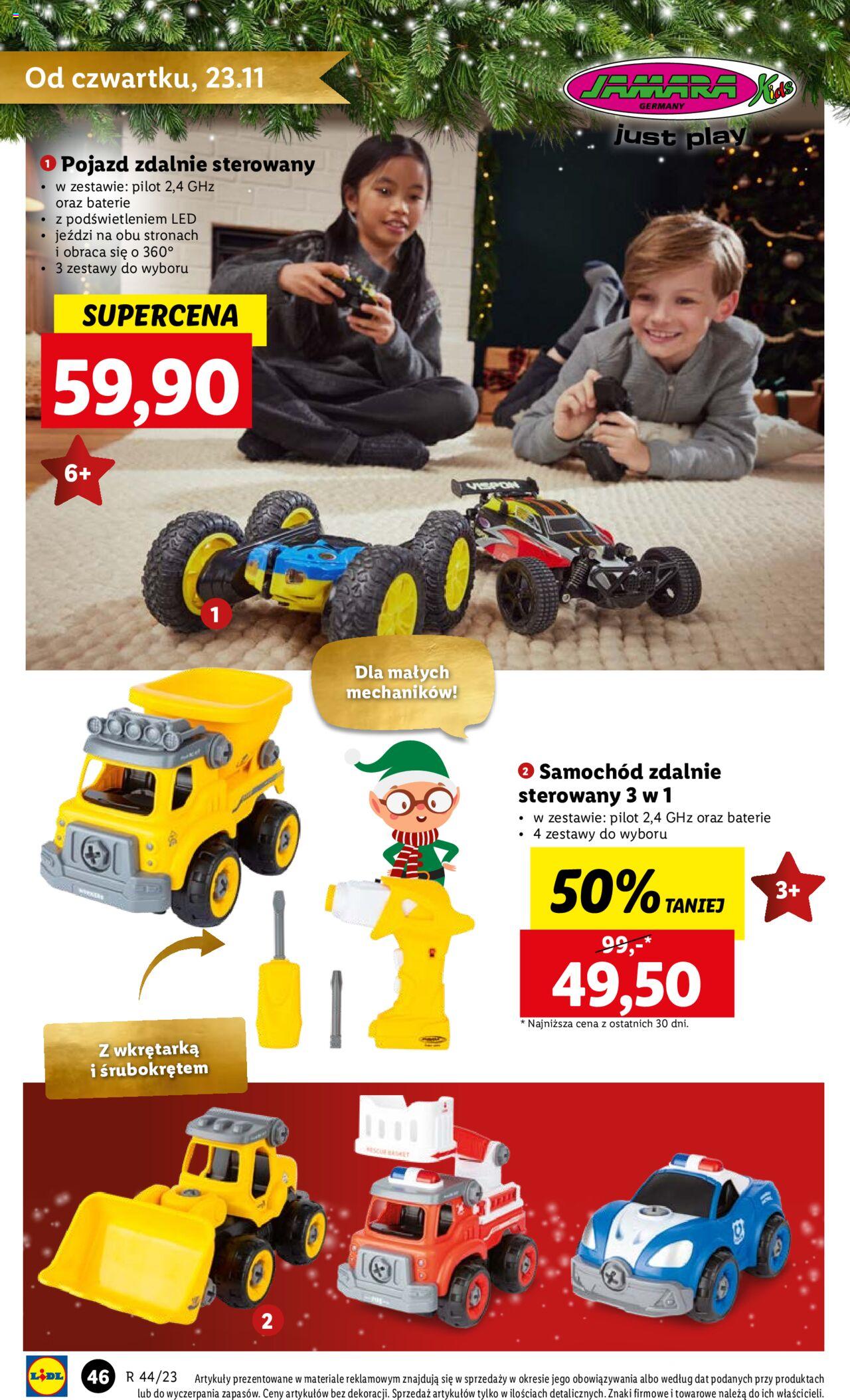 Lidl gazetka Zabawki ważna od 04.11.2023 do 24.12.2023 strona 46