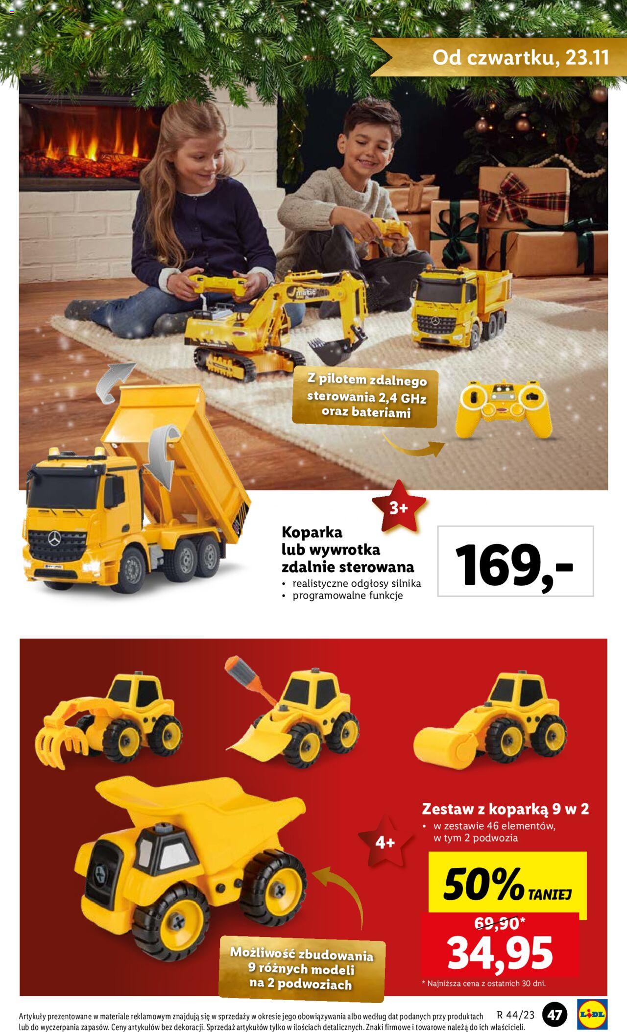 Lidl gazetka Zabawki ważna od 04.11.2023 do 24.12.2023 strona 47