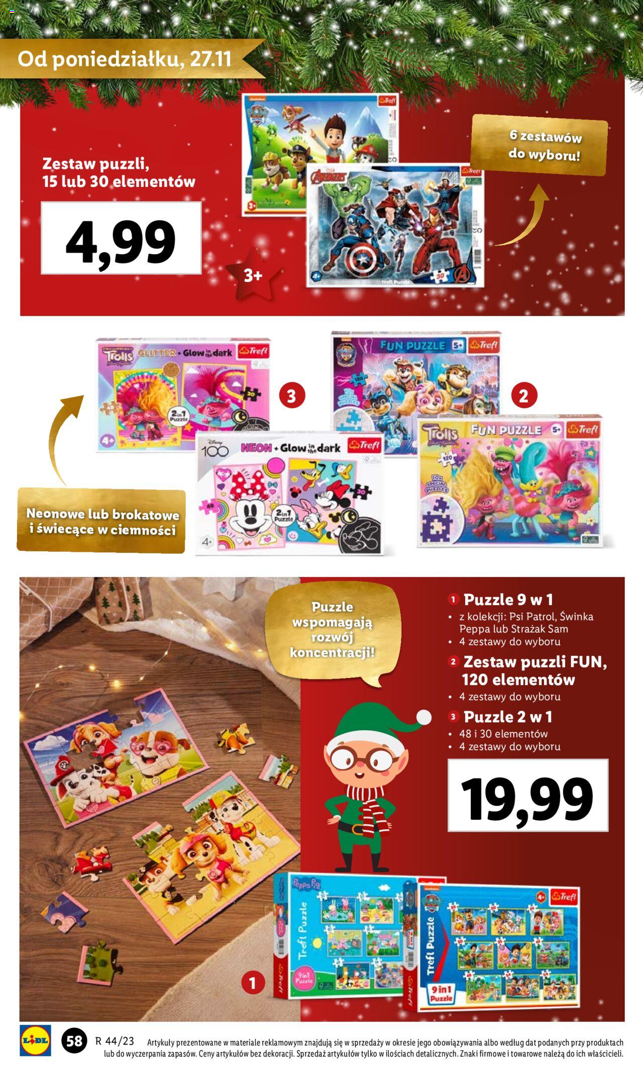 Lidl gazetka Zabawki ważna od 04.11.2023 do 24.12.2023 strona 58