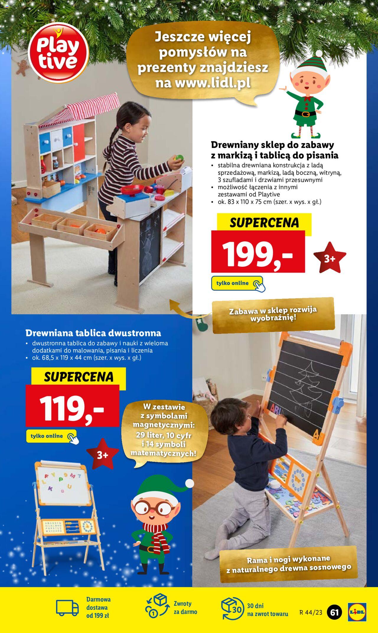 Lidl gazetka Zabawki ważna od 04.11.2023 do 24.12.2023 strona 61