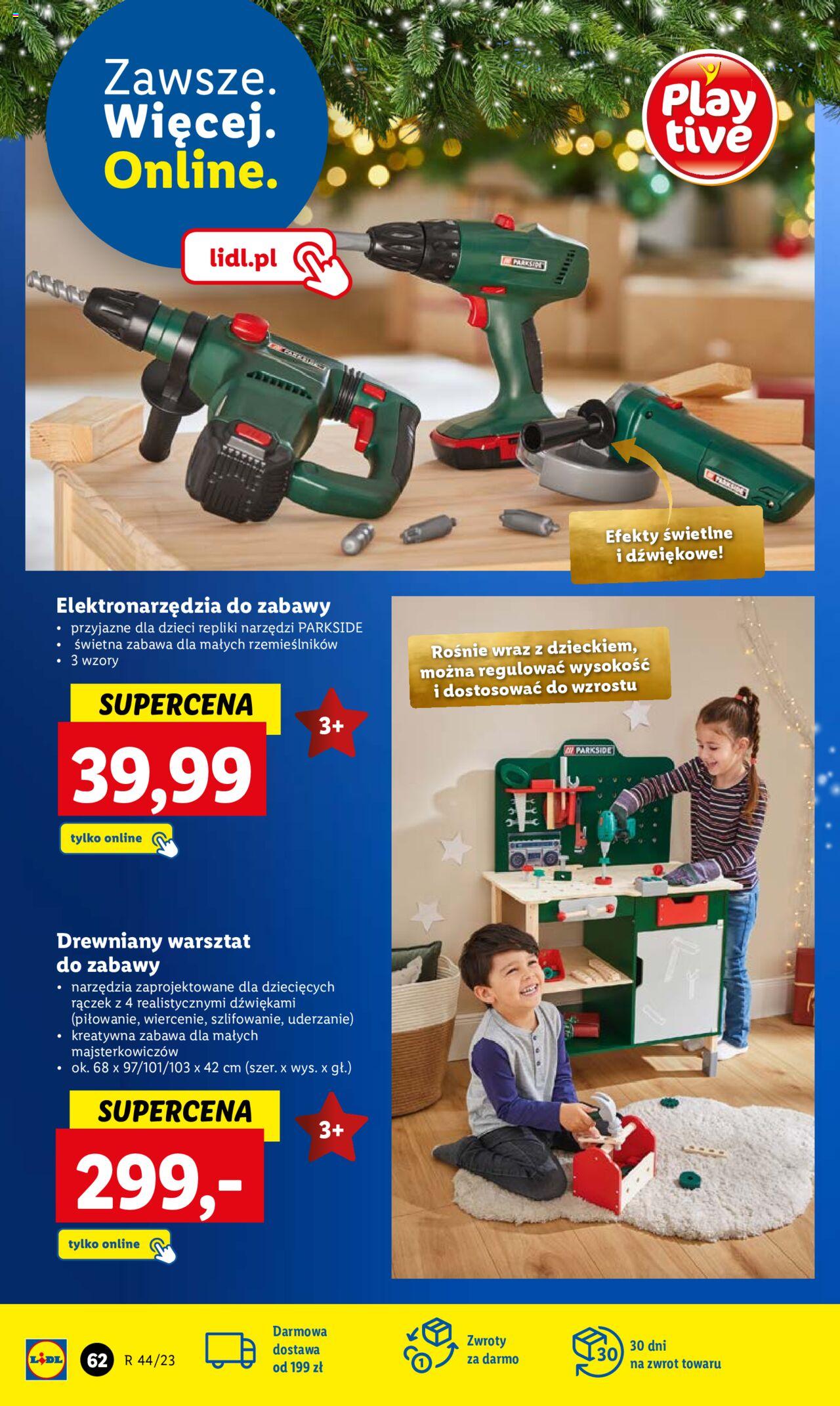 Lidl gazetka Zabawki ważna od 04.11.2023 do 24.12.2023 strona 62