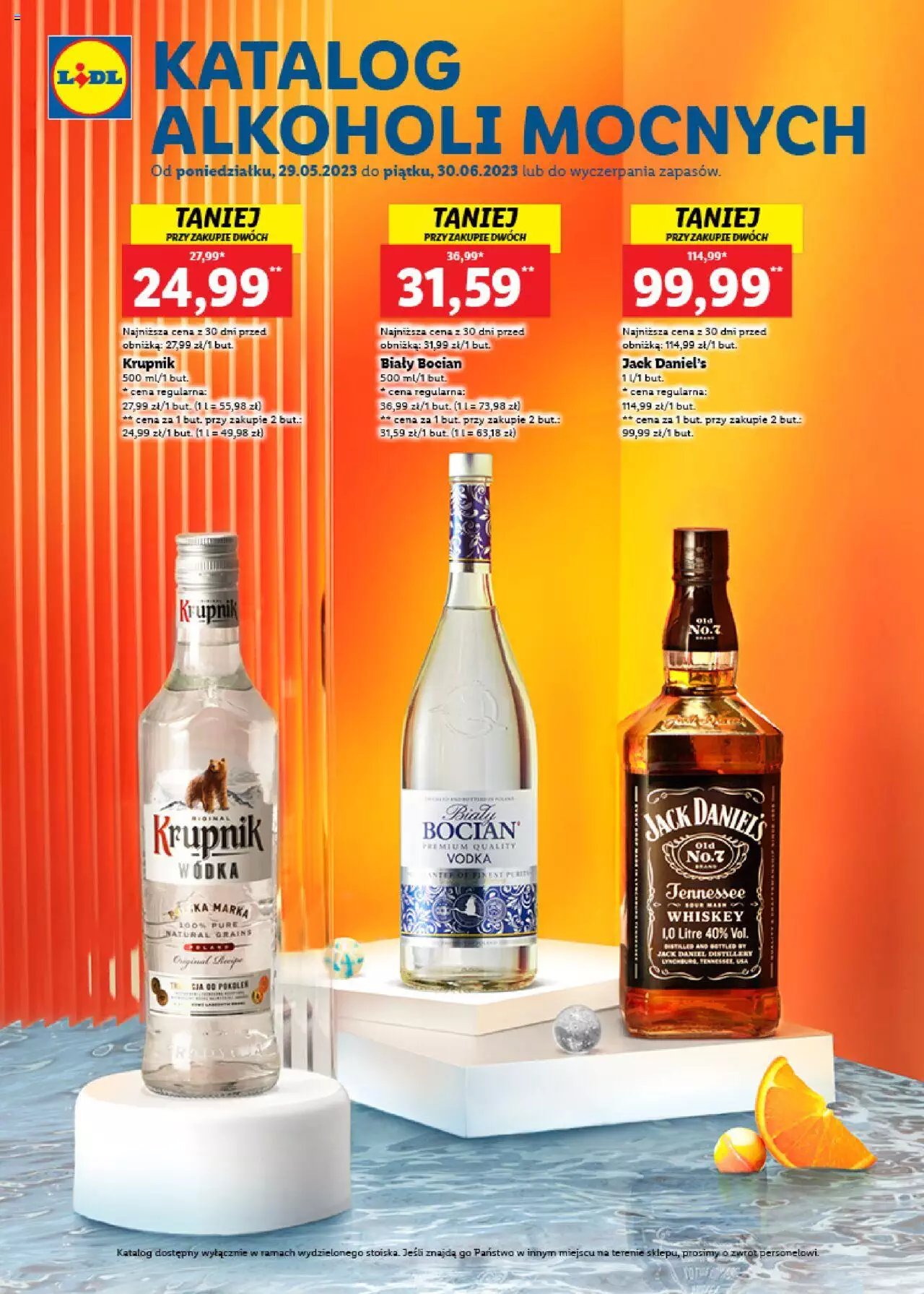 LIDL Katalog Alkoholi mocny gazetka ważna od 29.05.2023 do 30.06.2023 strona 1