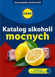 LIDL katalog alkoholi mocnych gazetka ważna od 22.09.2025 do 25.10.2025