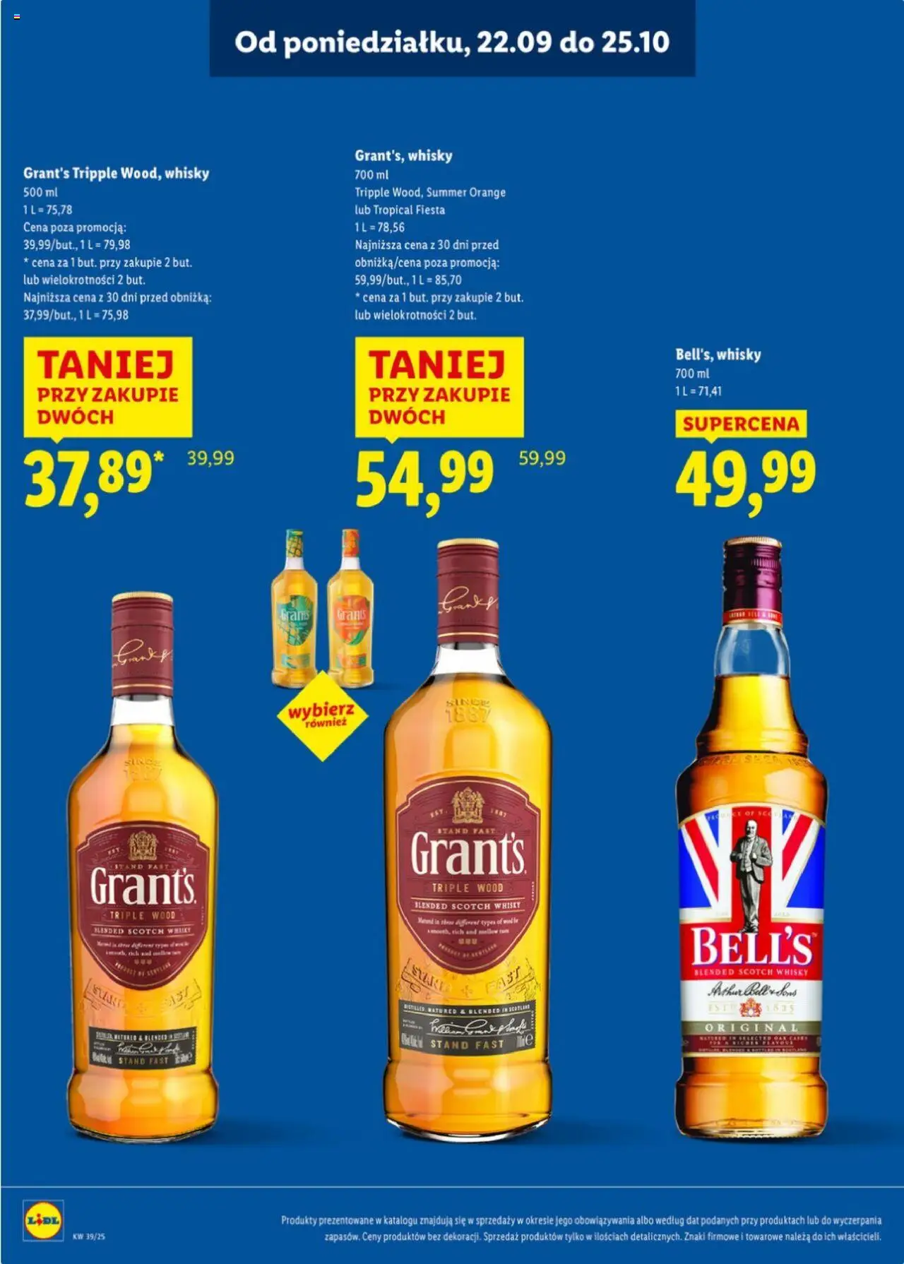 LIDL katalog alkoholi mocnych gazetka ważna od 22.09.2025 do 25.10.2025 strona 11